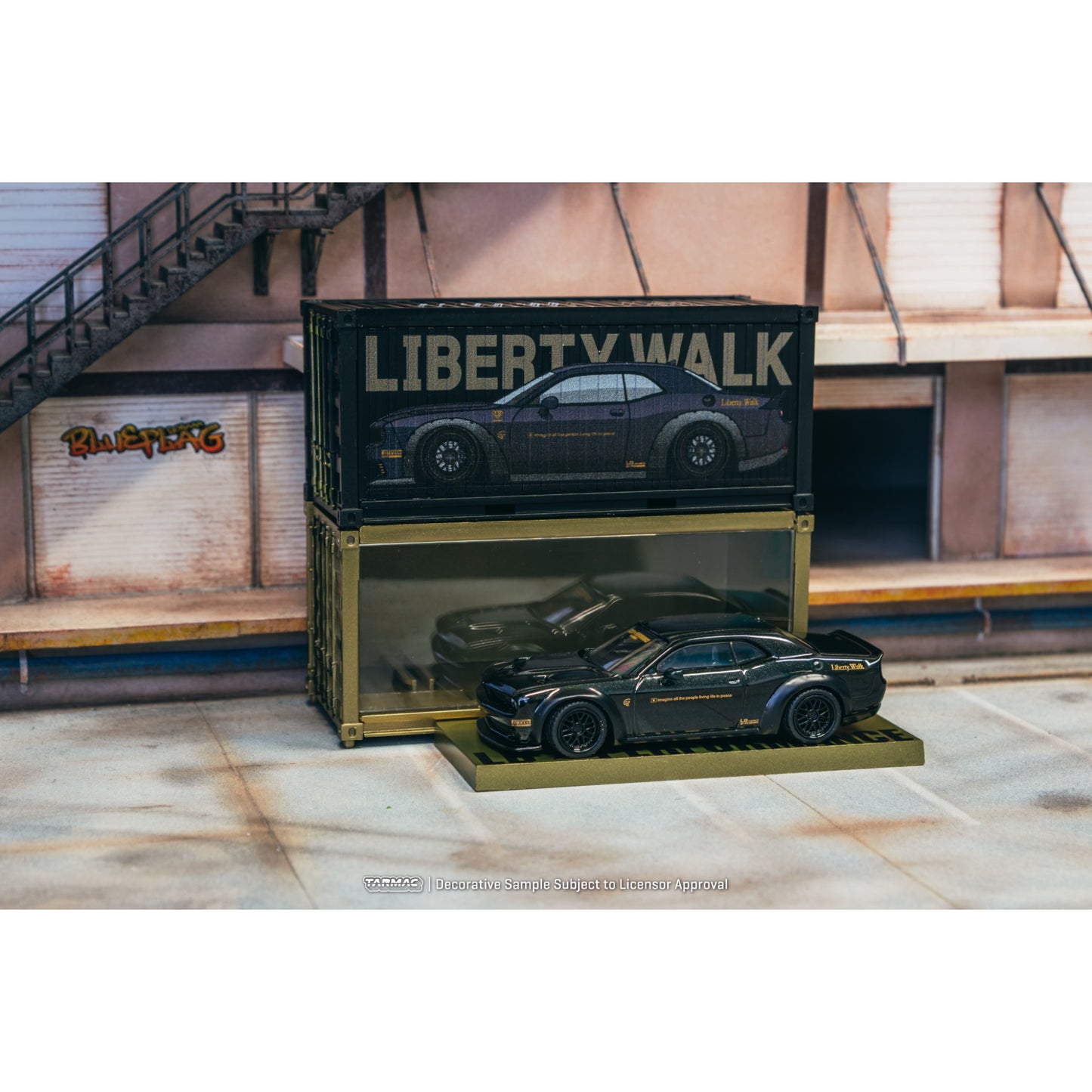 Tarmac Works - Pre-Order - Dodge Challenger SRT Hellcat *LB-WORKS* - T64G-TL039-BK