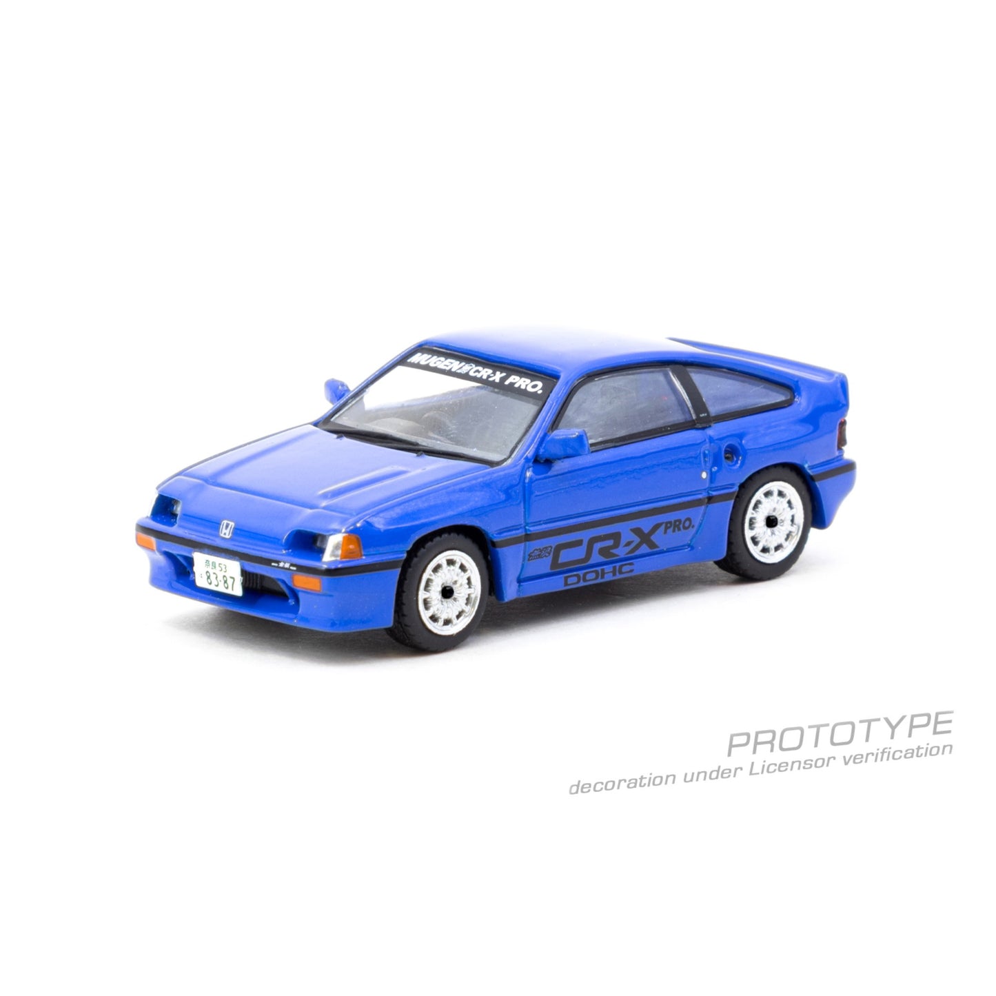 Tarmac Works - Pre-Order - Honda Ballade Sports MUGEN CR-X PRO, blue - T64G-TL058-BL