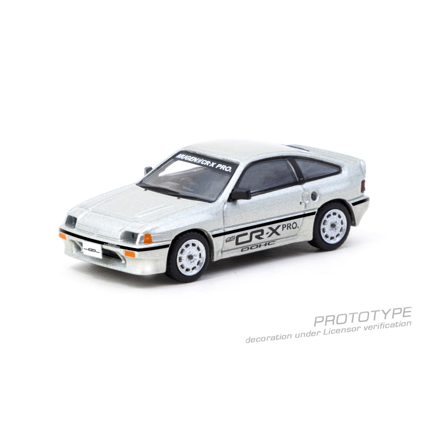 Tarmac Works - Pre-Order - Honda Ballade Sports MUGEN CR-X PRO, silver - T64G-TL058-SL