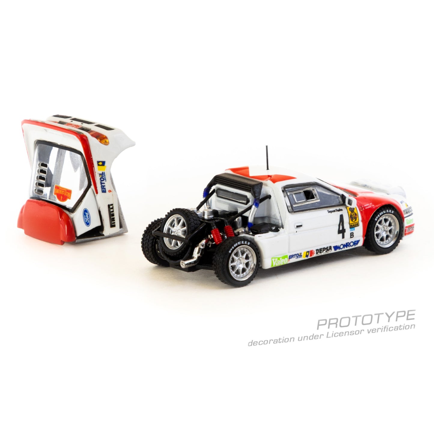 Tarmac Works - Pre-Order - 1986 Ford RS200 #4 - T64P-001-86RC04