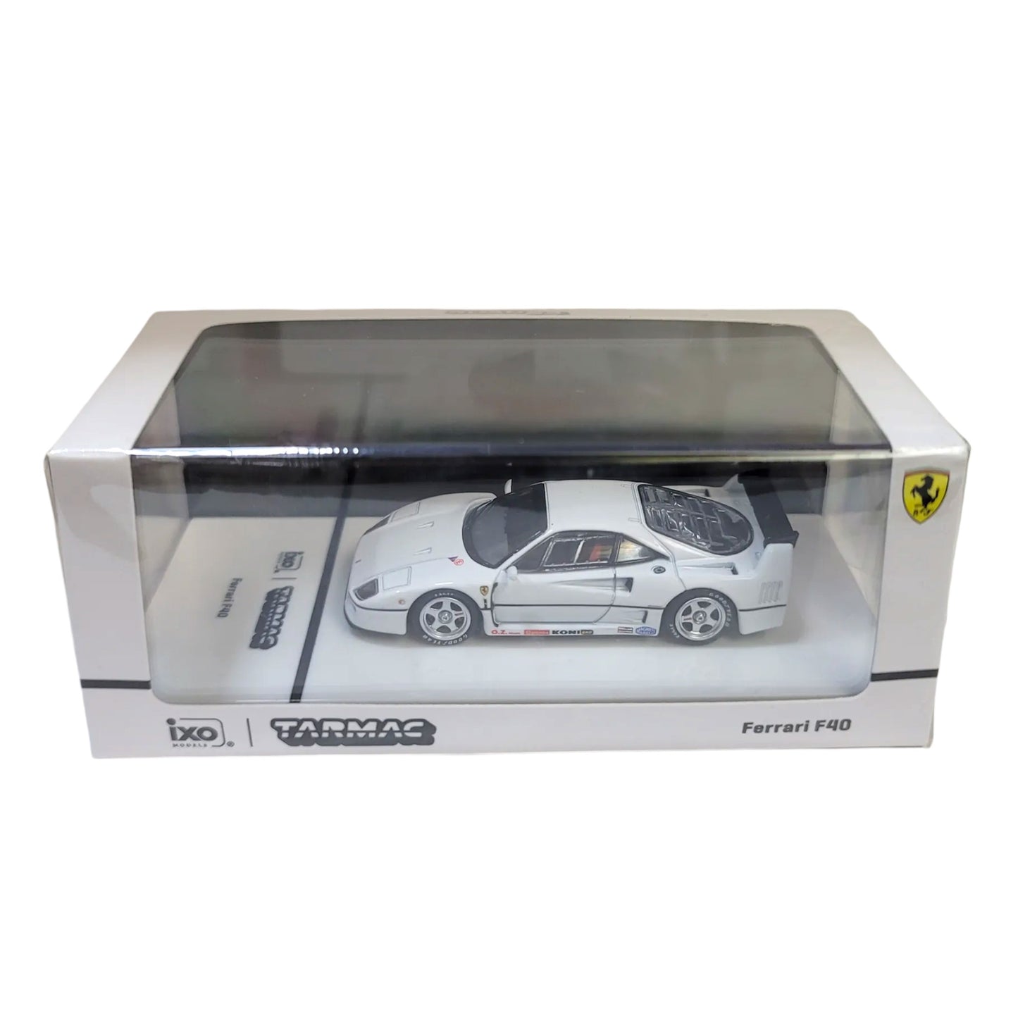Tarmac Works x IXO - Ferrari F40 Lightweight, white - T64R-076-WH