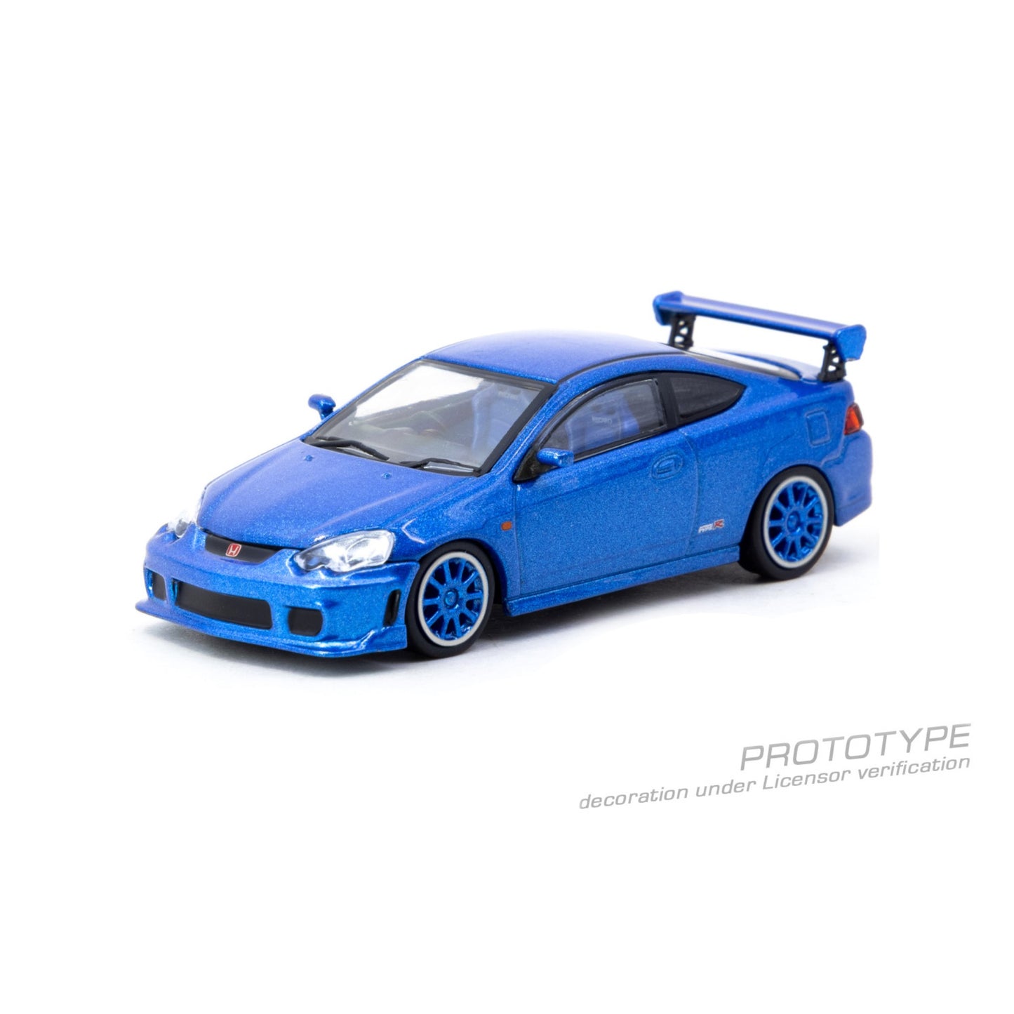 Tarmac Works - Pre-Order - Honda Integra TYPE R DC5 Custom, blue metallic - T64R-TL022-BL