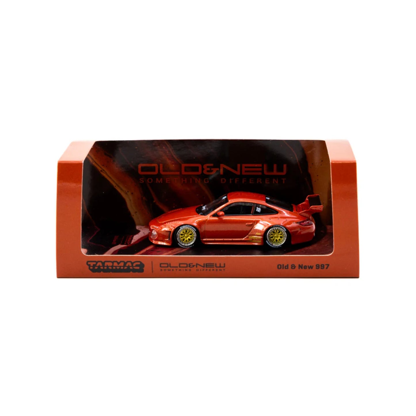 Tarmac Works - Porsche Old & New 997, red metallic - T64R-TL053-REM