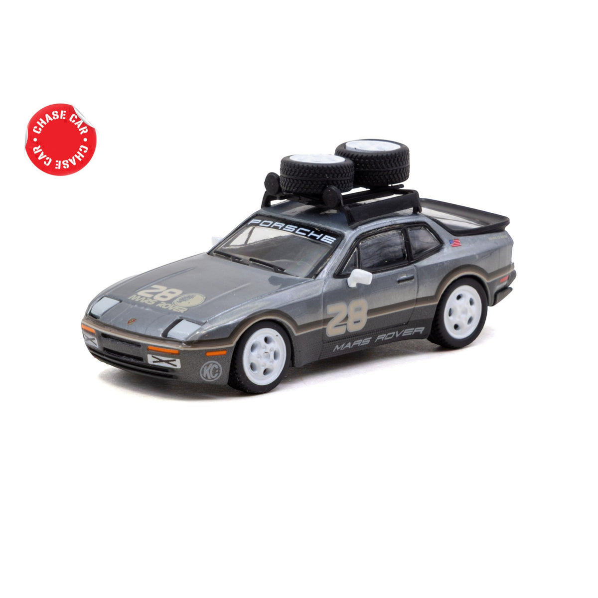 Tarmac Works - Porsche Mars Rover 944, Grams28 - T64S-018-G28 - Chase Car