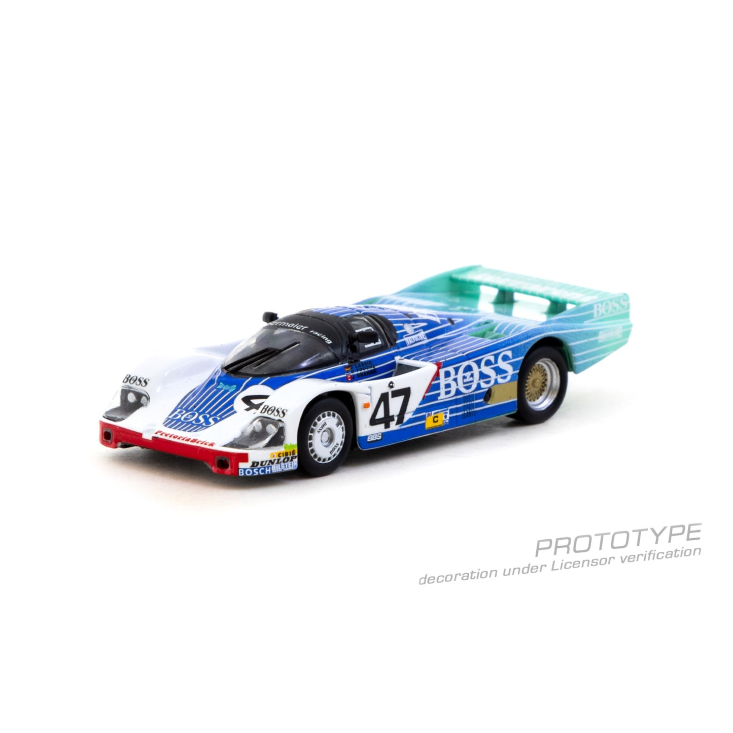 Tarmac Works - Pre-Order - Porsche 956 #47 Le Mans 1984, blue/white/red - T64S-019-84LM47