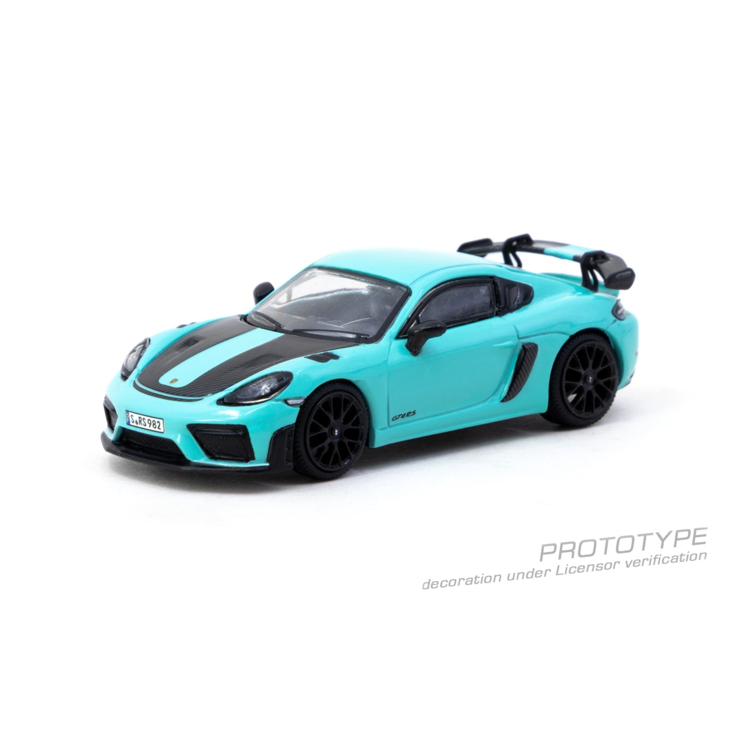 Tarmac Works - Pre-Order - Porsche Cayman GT4RS, mint green - T64S-022-MG