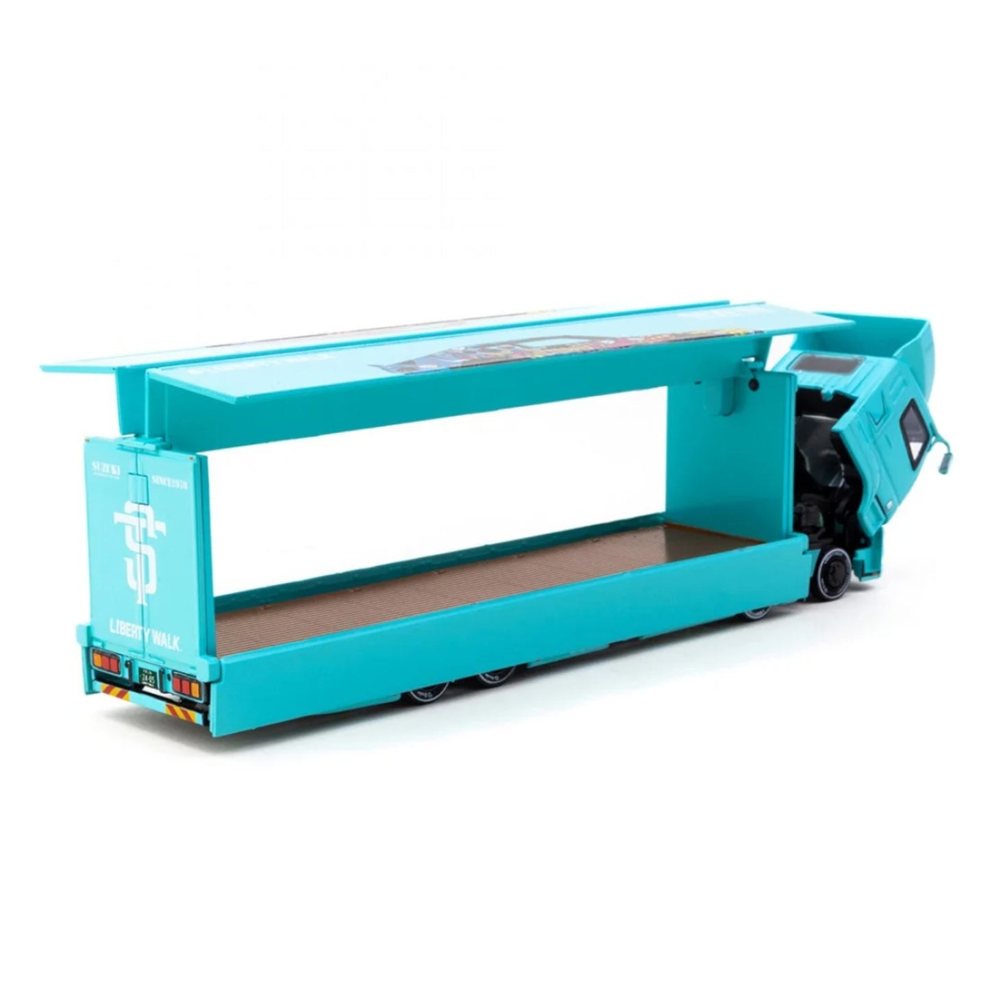 Tarmac Works - Pre-Order - Mitsubishi Fuso Super Great *LB-TRUCKS*, blue - T64T-TL001-LBS