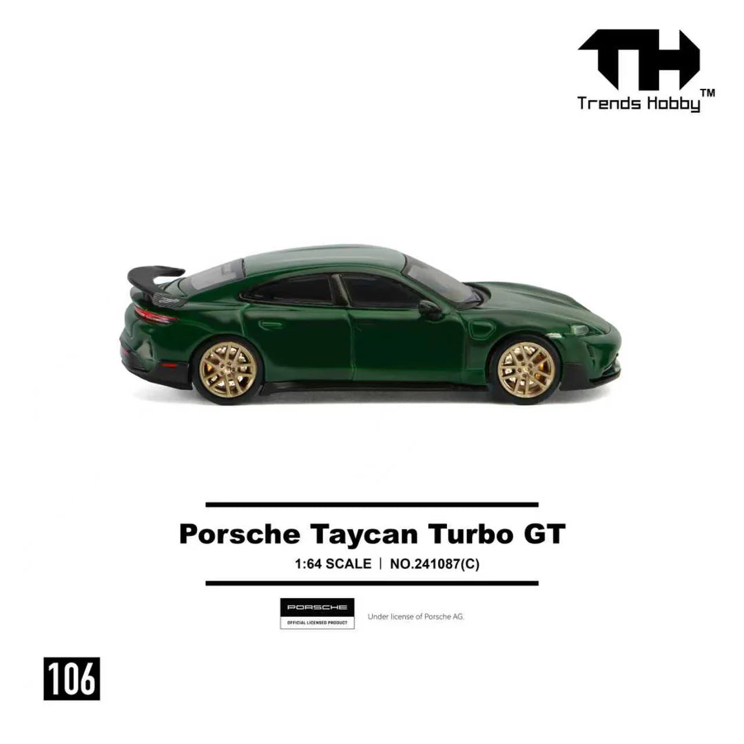 Trends Hobby - Pre-Order - Porsche Taycan Turbo GT, green - 241087C