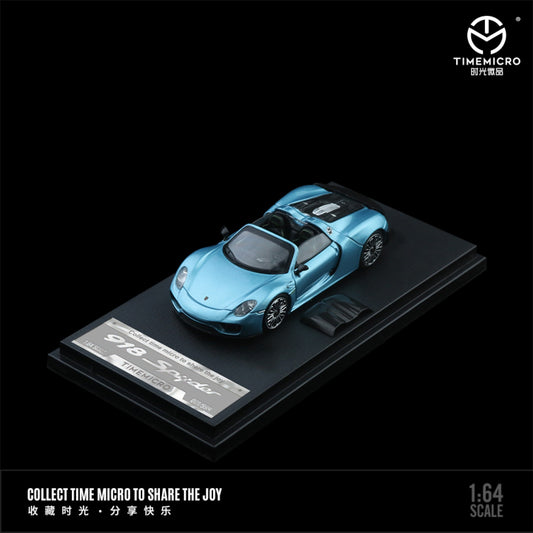 Time Micro - Porsche 918 Spyder electric blue - TM643526