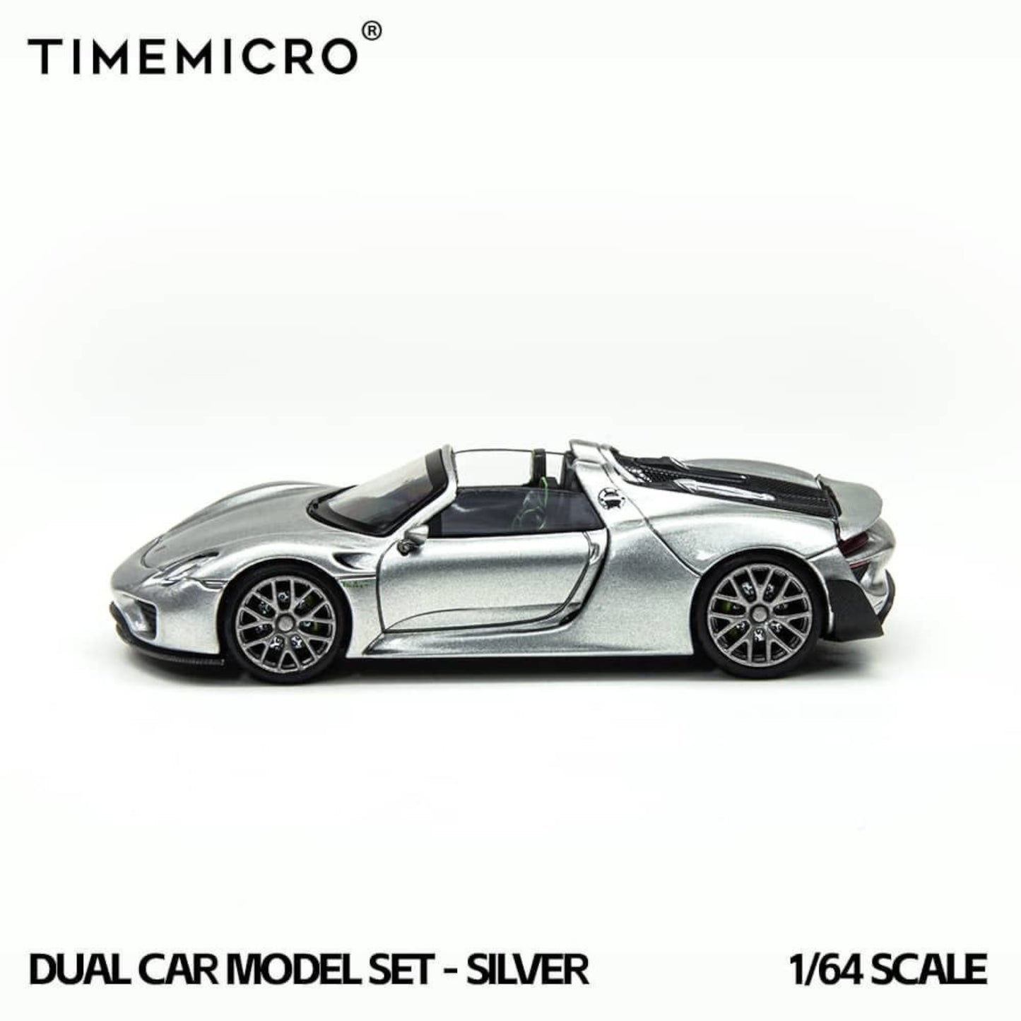 Time Micro - Pre-Order - 918 Spyder & CARRERA GT Double Pac, silver - TM643529-T - Boxset