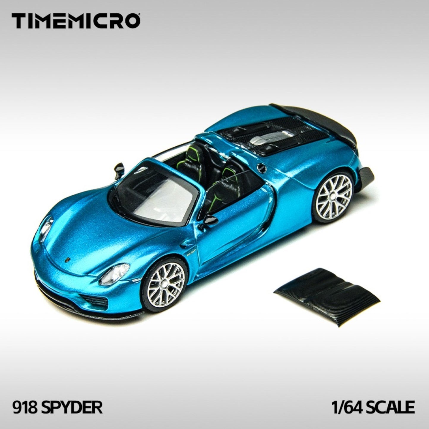 TimeMicro - Pre-Order - Porsche 918 Spyder Blue - TM643530