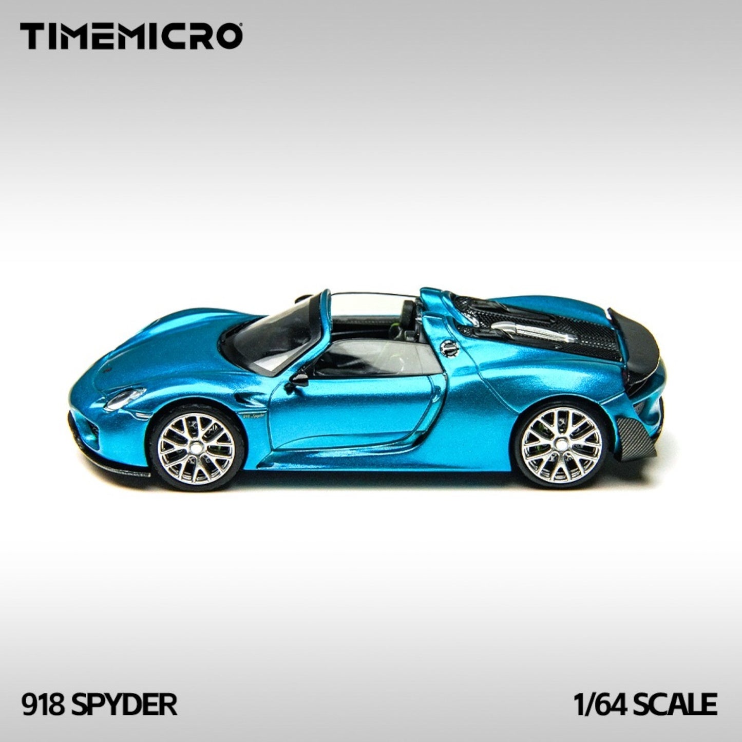TimeMicro - Pre-Order - Porsche 918 Spyder Blue - TM643530