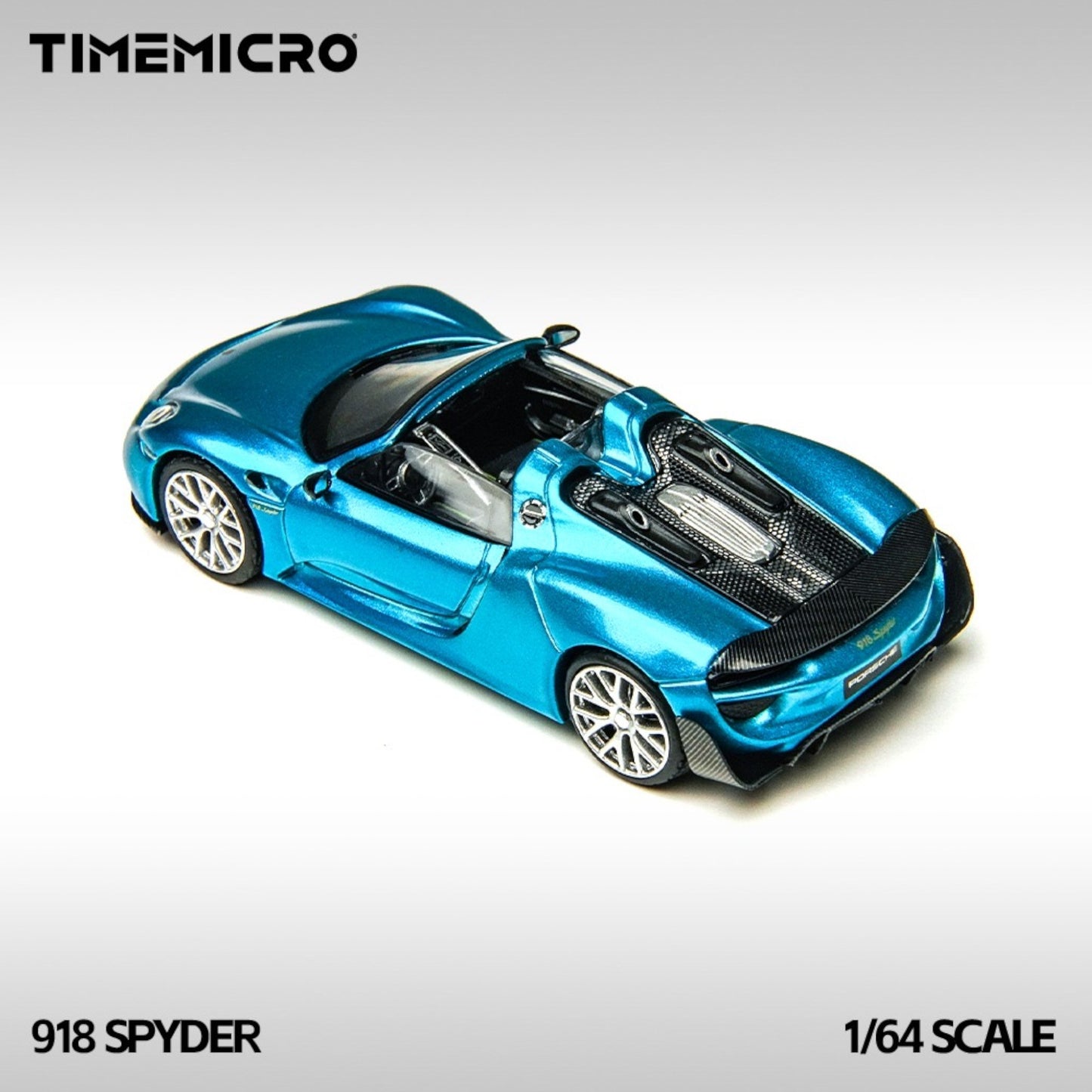 TimeMicro - Pre-Order - Porsche 918 Spyder Blue - TM643530