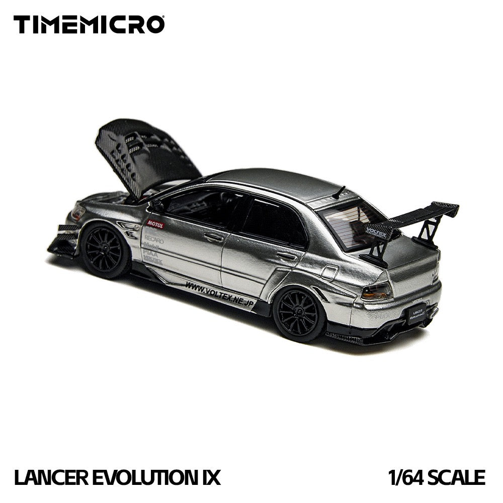 TimeMicro - Pre-Order - Mitsubishi Lancer Evolution IV, silver - TM800213