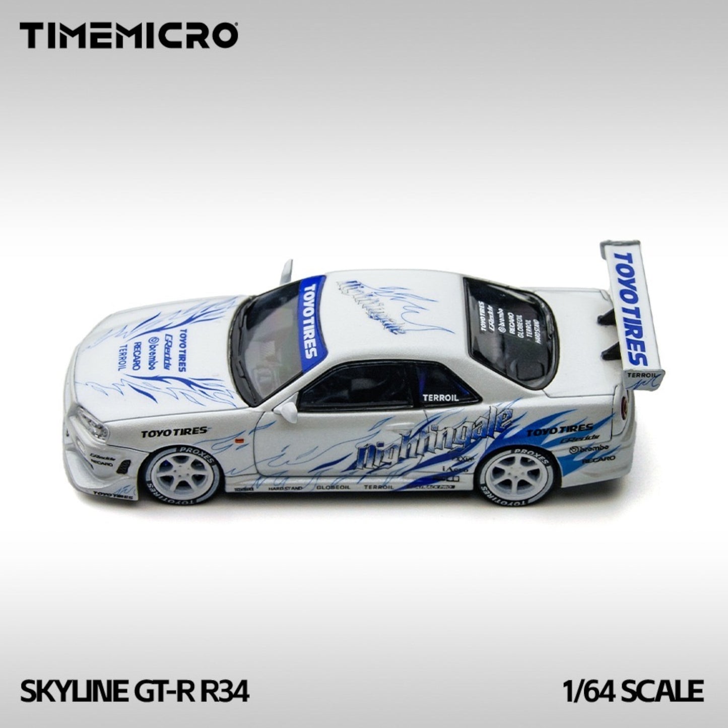 TimeMicro - Pre-Order - Skyline GT-R R34 "Drifting Flame" - TM800503