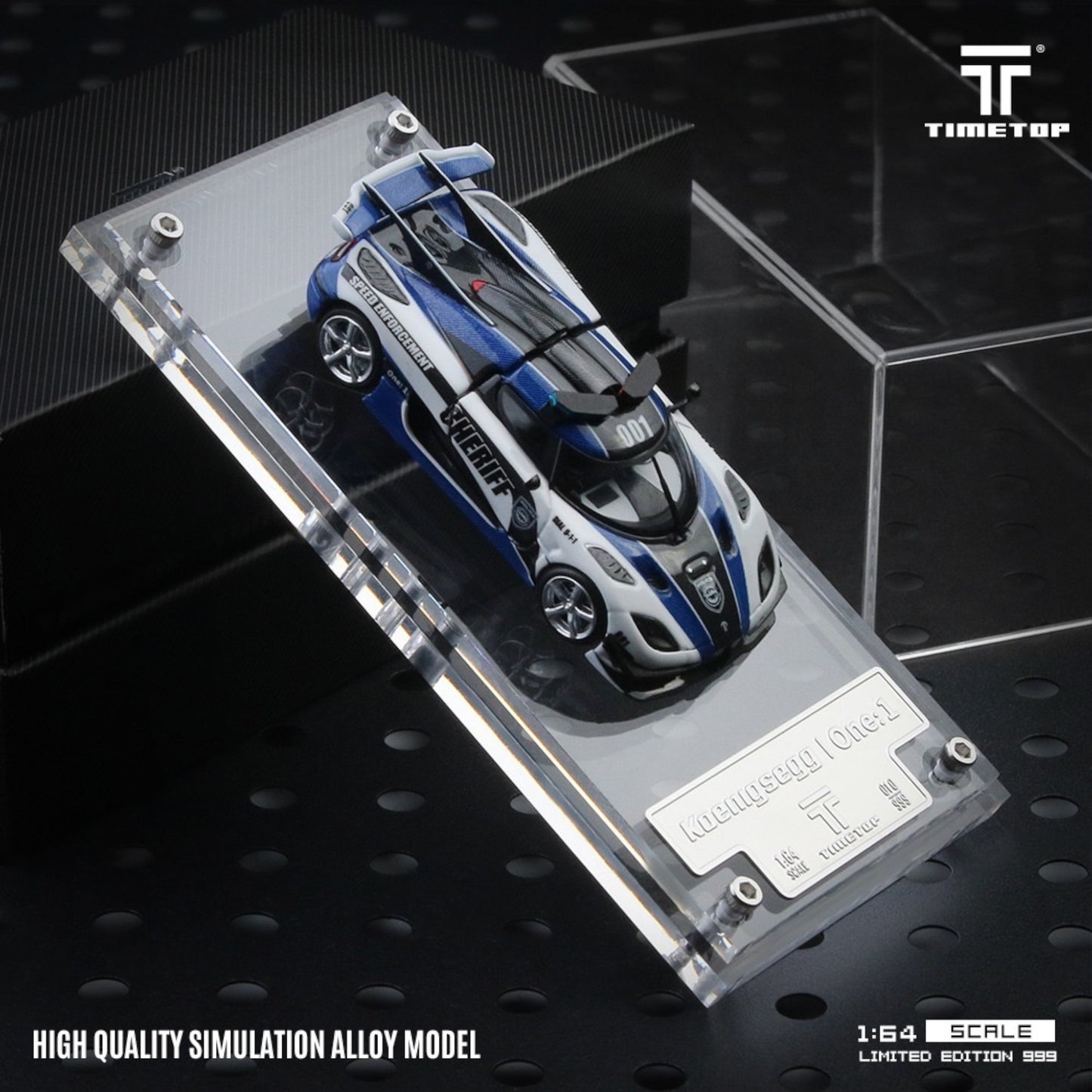 Pre-Order bis 26.08.2025 - TimeTop - Koenigsegg One 1 Police Car - Boxset - TM644816