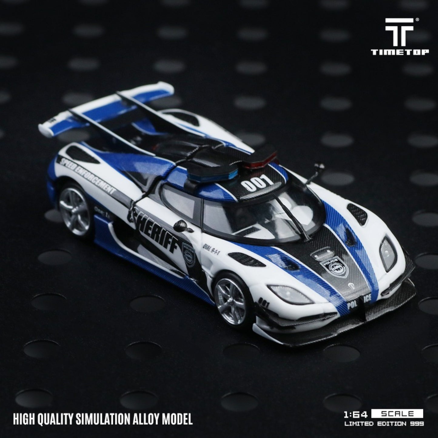 Pre-Order bis 26.08.2025 - TimeTop - Koenigsegg One 1 Police Car - Boxset - TM644816