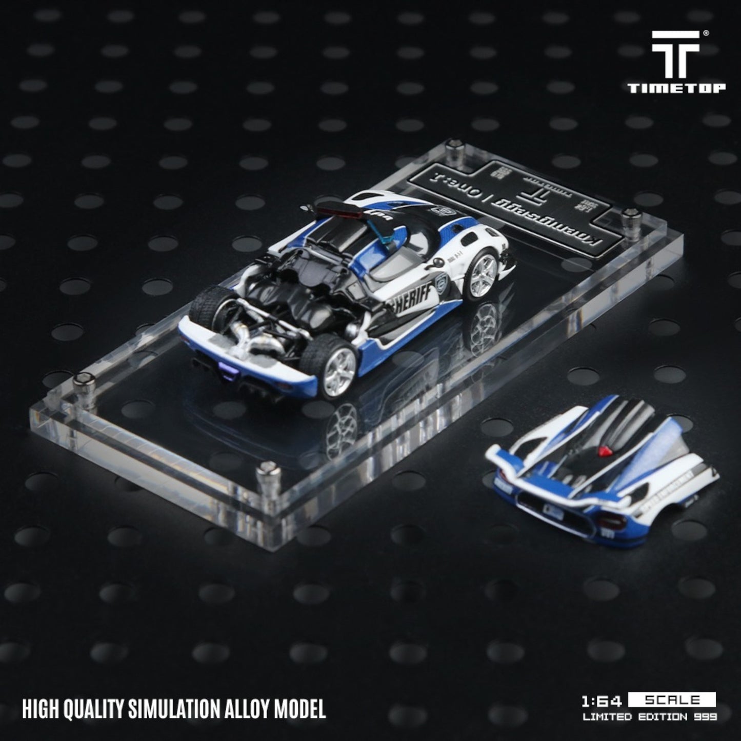 Pre-Order bis 26.08.2025 - TimeTop - Koenigsegg One 1 Police Car - Boxset - TM644816