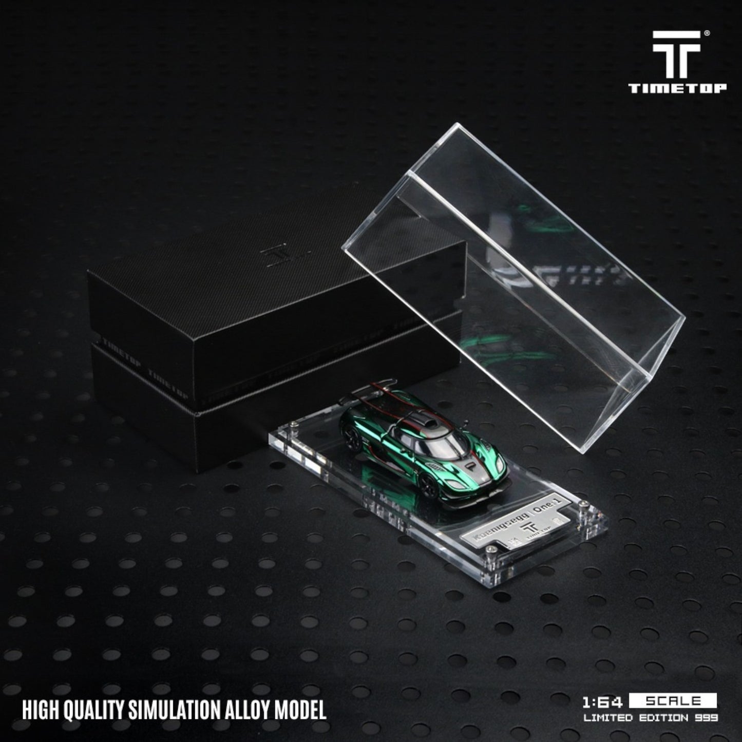 TimeTop - Pre-Order - Koenigsegg ONE:1 - Metallic Green - in Giftbox - TT644817