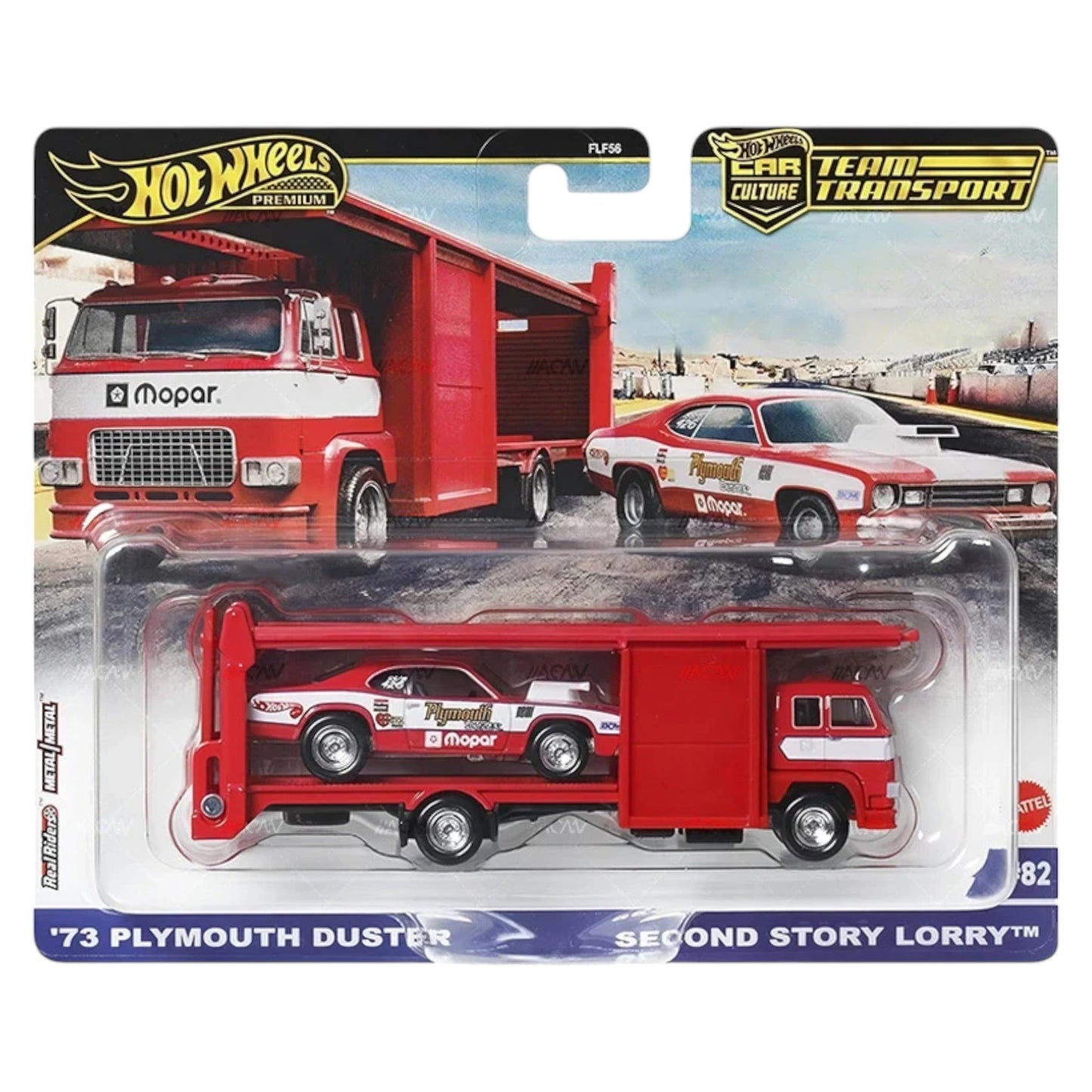 Hot Wheels 2025 - Team Transport - ´73 Plymouth Duster / Second Story Lorry - #82 - JBM38