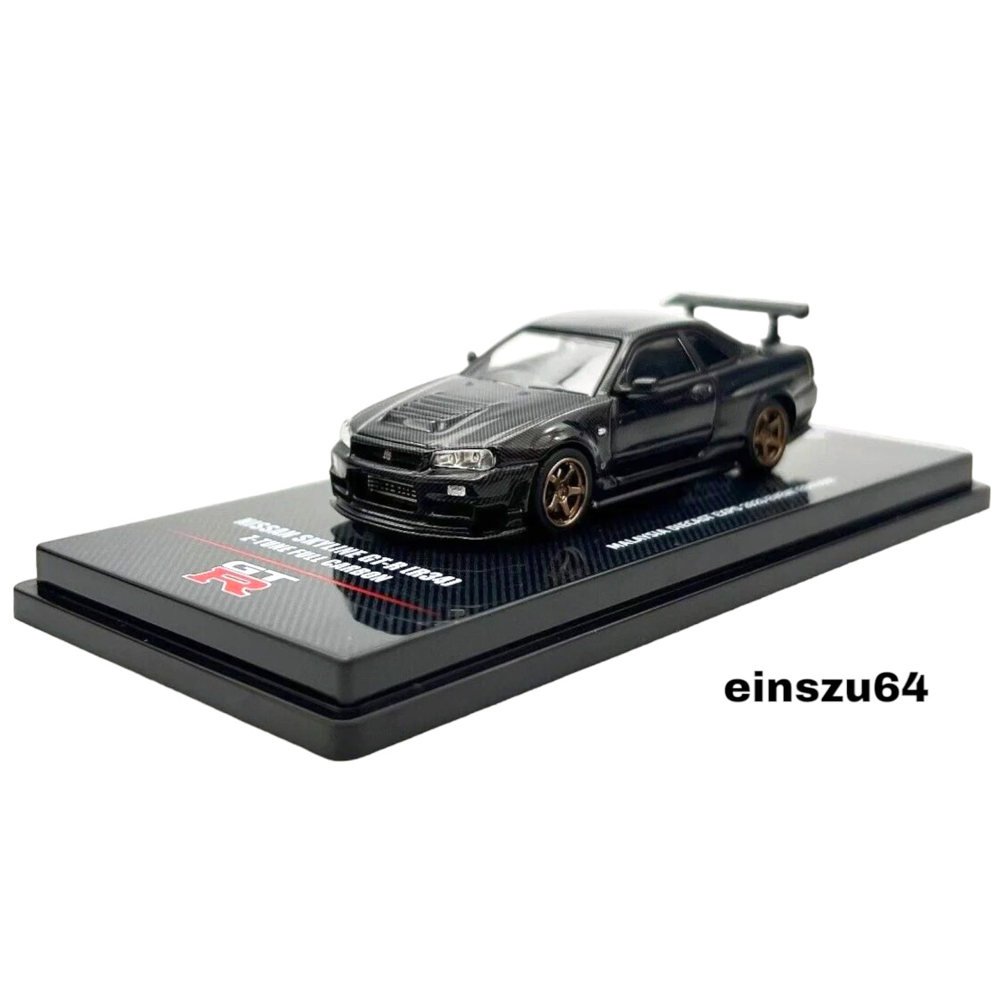 INNO64 - Nissan Skyline GT-R (R34) Z-Tune Full Carbon Version Malaysia Diecast Expo 2023 - 1:64 - IN64-R34ZT-MDX23FC