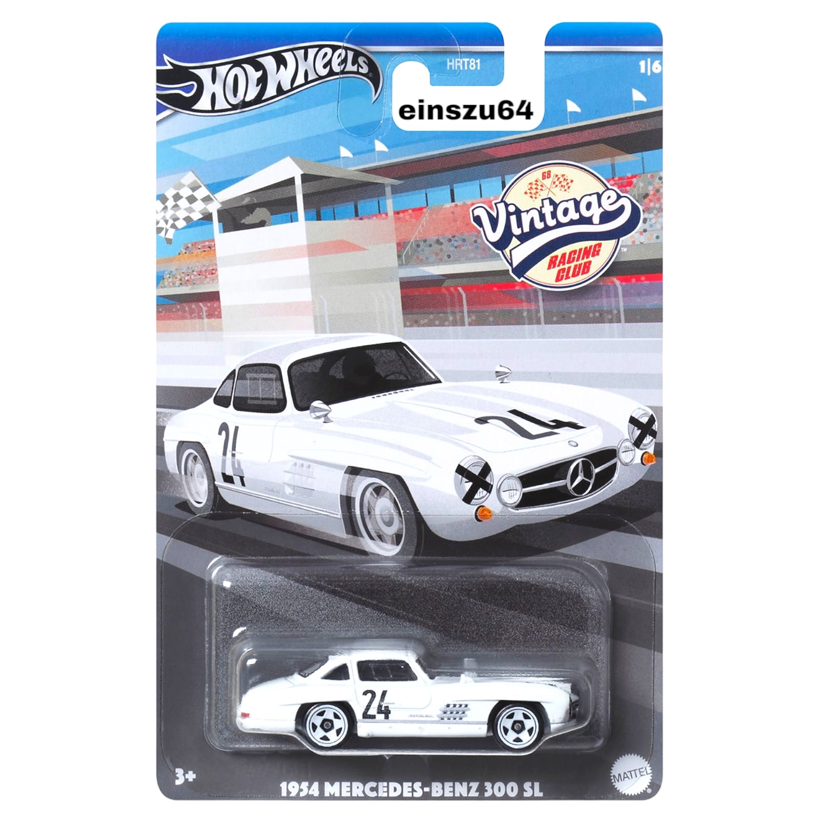 Hot Wheels 2024 - Vintage Racing Club - Mercedes Benz 300SL #24 