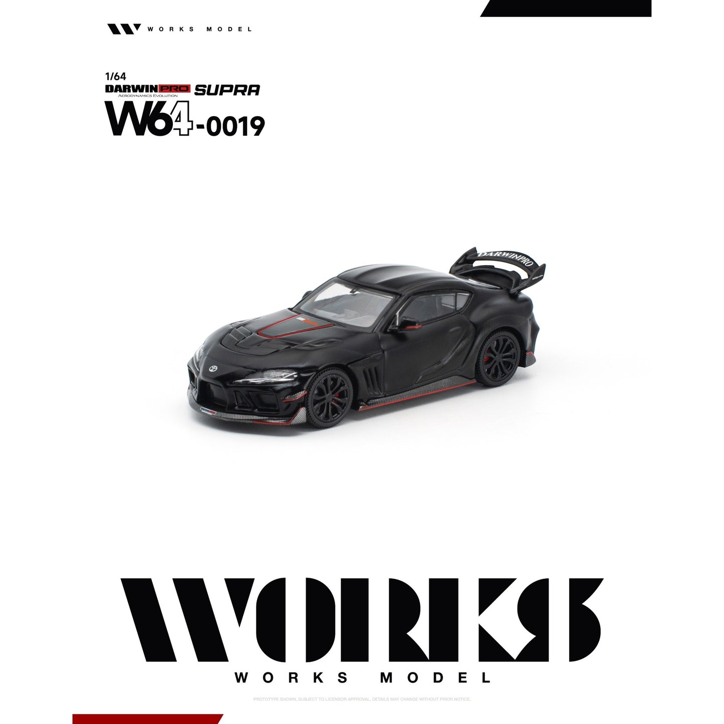Works - Pre-Order - Darwin Pro Supra, black - W64-0019