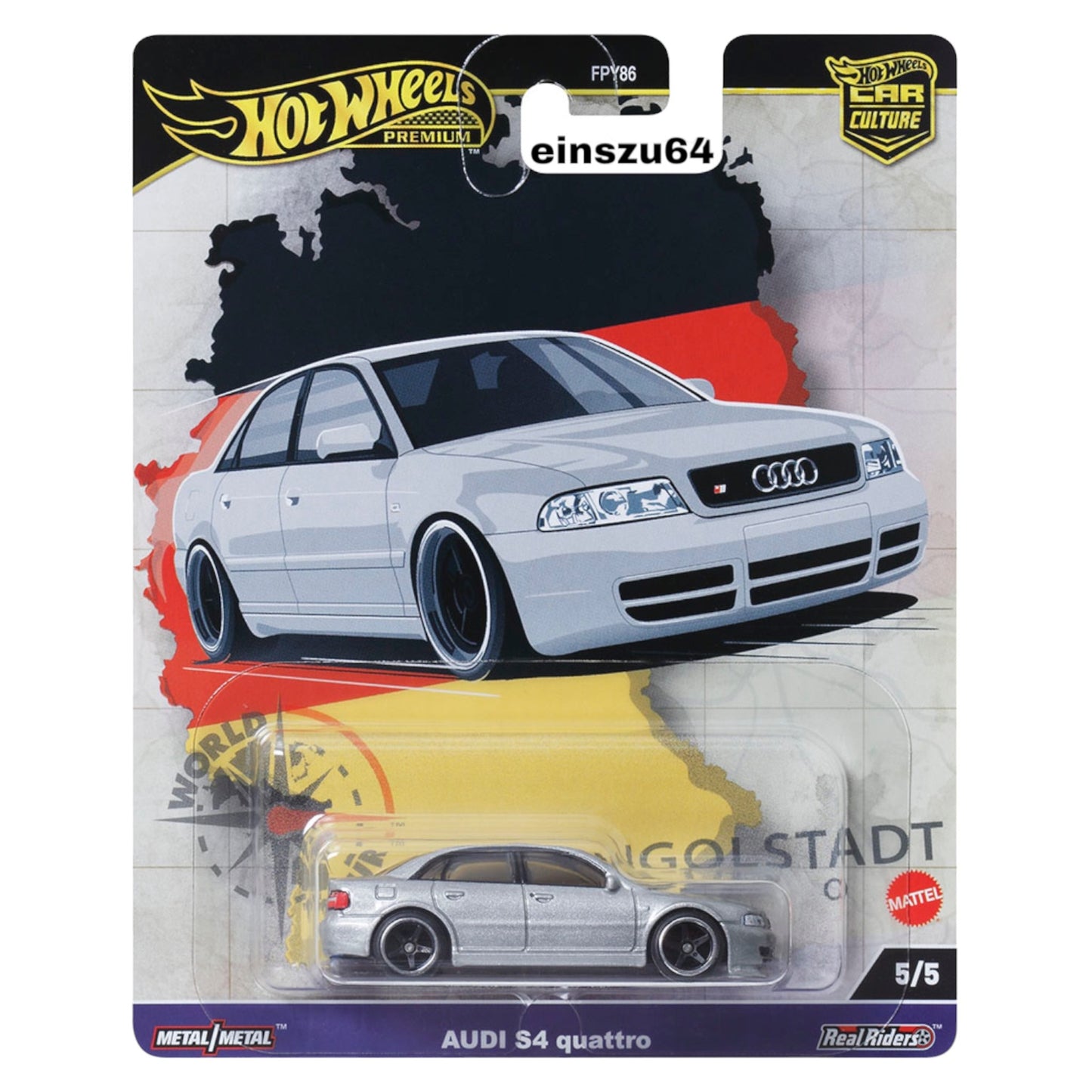 Hot Wheels 2024 - World Tour - Audi S4 Quattro - HRV81