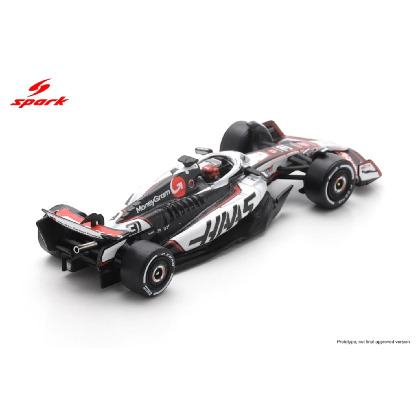 Spark 1:64 - Pre-Order - Haas VF-25 No.31 MoneyGram Haas F1 Team 5th Chinese GP 2025 Esteban Ocon - Y434