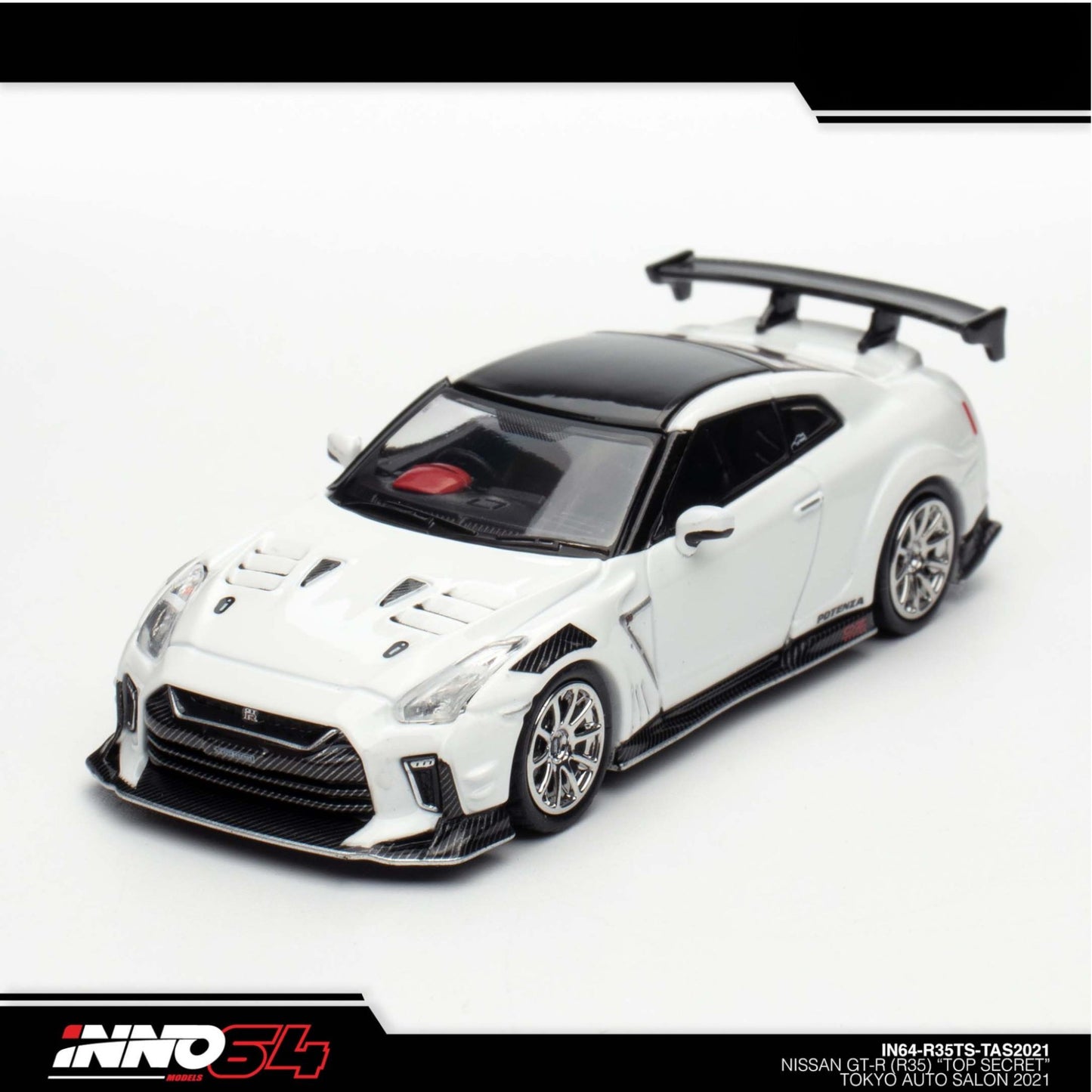 INNO64 - NISSAN GT-R (R35) "TOP SECRET" Tokyo Auto Salon 2021 - IN64-R35TS-TAS2021