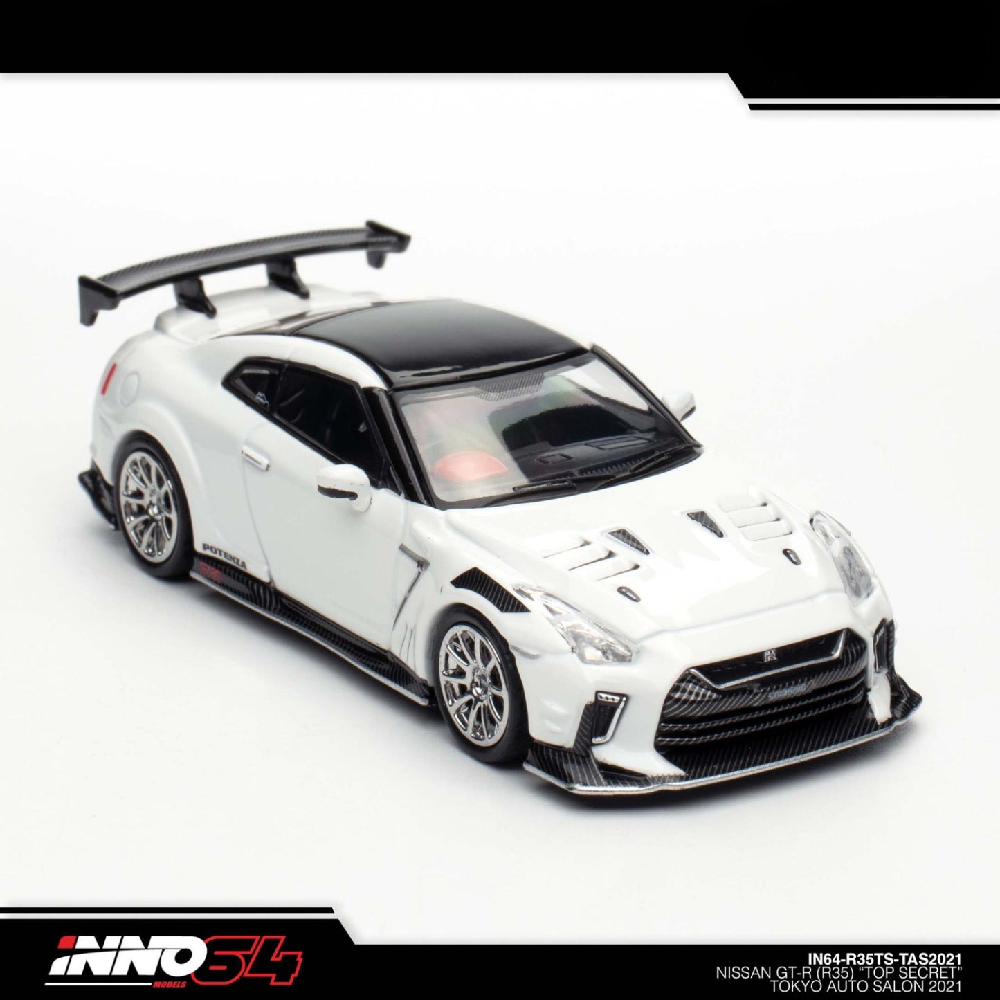 INNO64 - NISSAN GT-R (R35) "TOP SECRET" Tokyo Auto Salon 2021 - IN64-R35TS-TAS2021