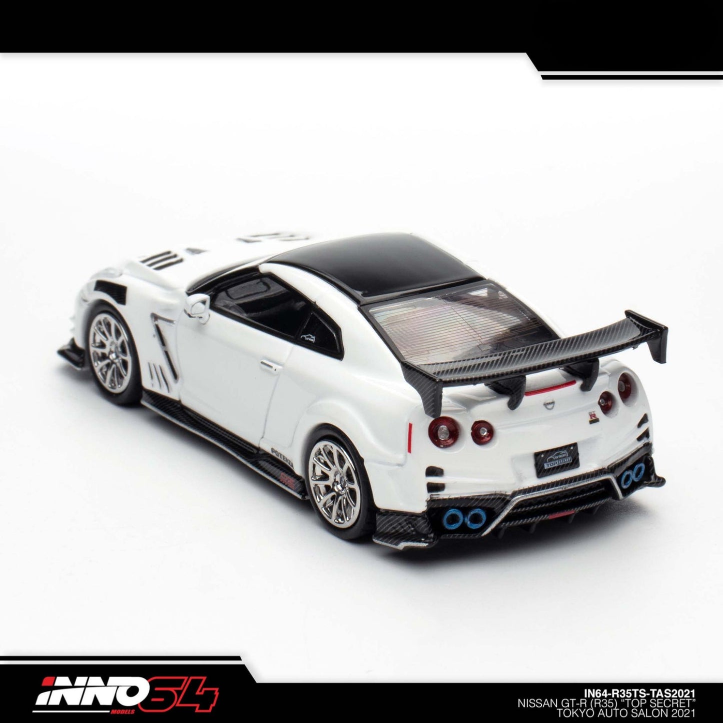 INNO64 - NISSAN GT-R (R35) "TOP SECRET" Tokyo Auto Salon 2021 - IN64-R35TS-TAS2021