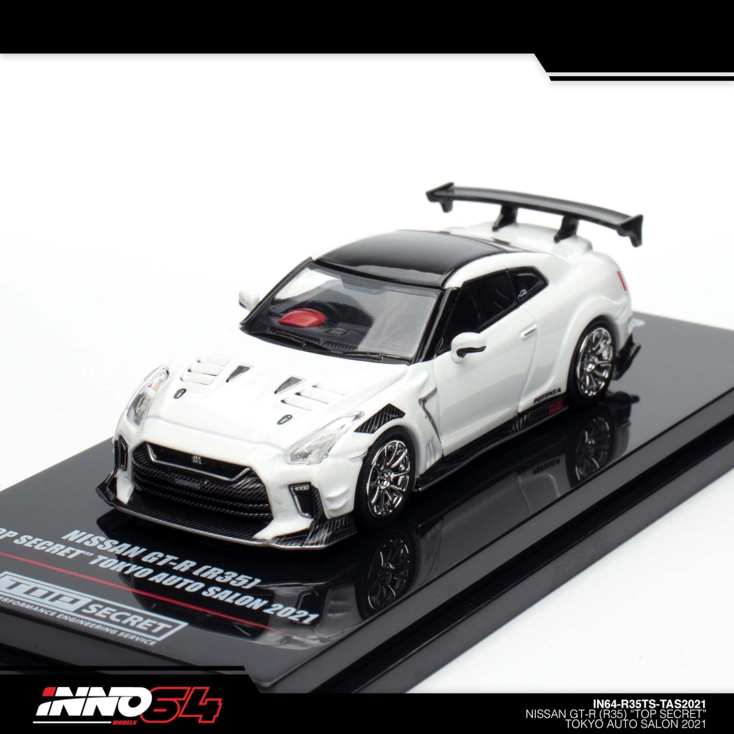 INNO64 - NISSAN GT-R (R35) "TOP SECRET" Tokyo Auto Salon 2021 - IN64-R35TS-TAS2021