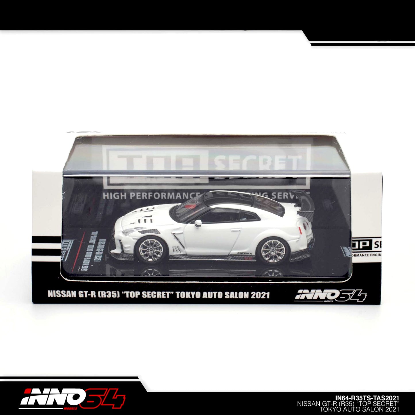 INNO64 - NISSAN GT-R (R35) "TOP SECRET" Tokyo Auto Salon 2021 - IN64-R35TS-TAS2021