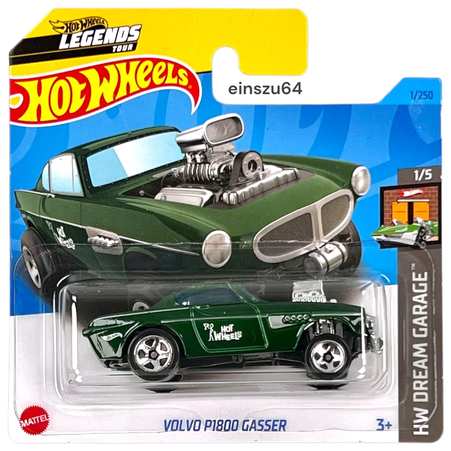 Hot Wheels 2023 - Volvo P1800 Gasser - Dream Garage 1/5 - HKG27 - 1/250