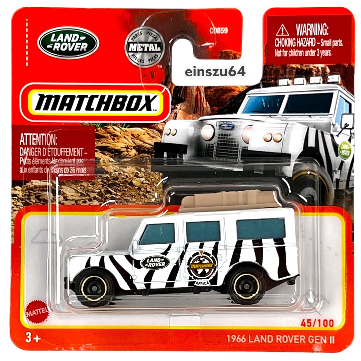 Matchbox 2022 - 1966 Land Rover GEN II - HFR76 - 45/100 - 1:64