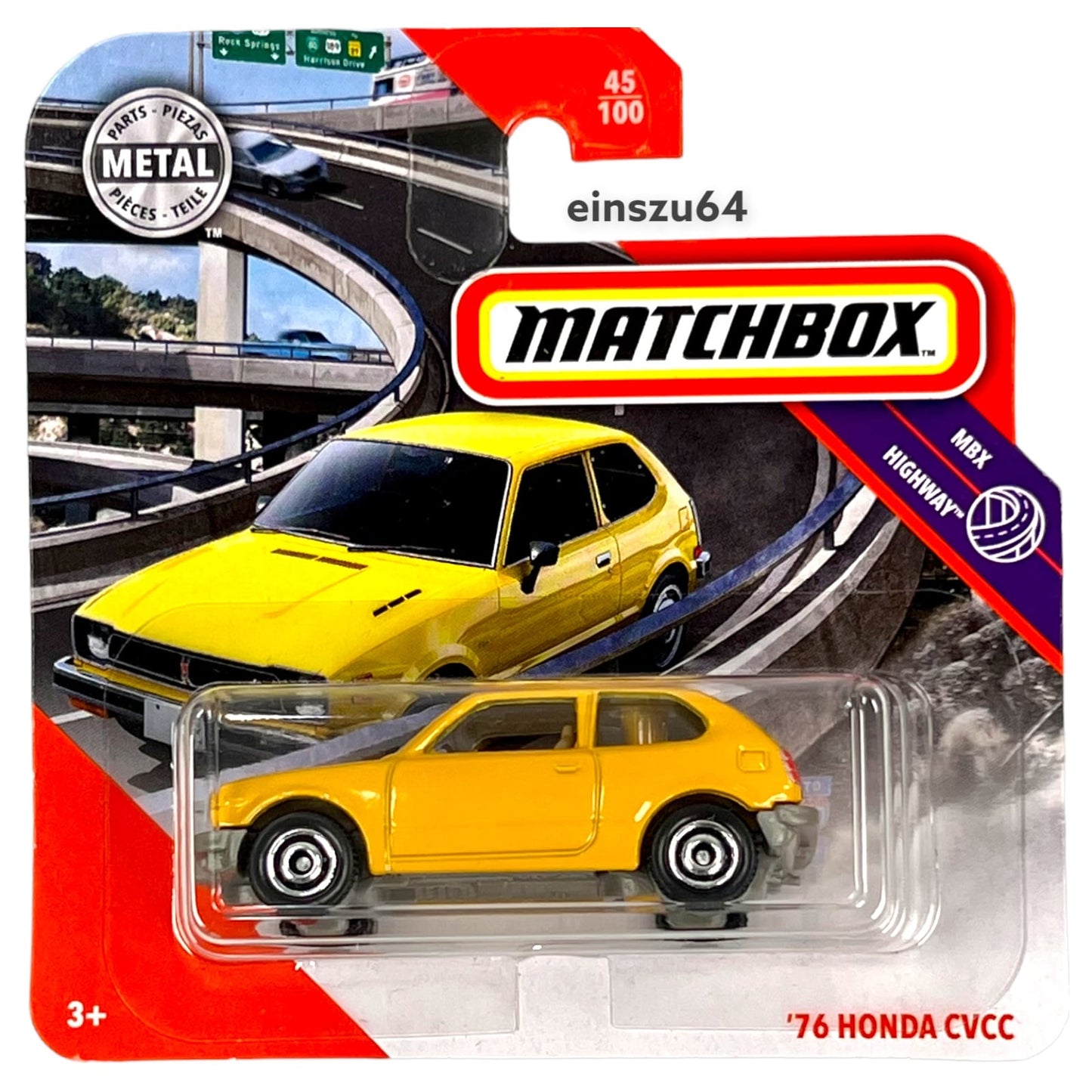 Matchbox 2020 - ´76 Honda CVCC - GKM05 - 45/100 - 1:64