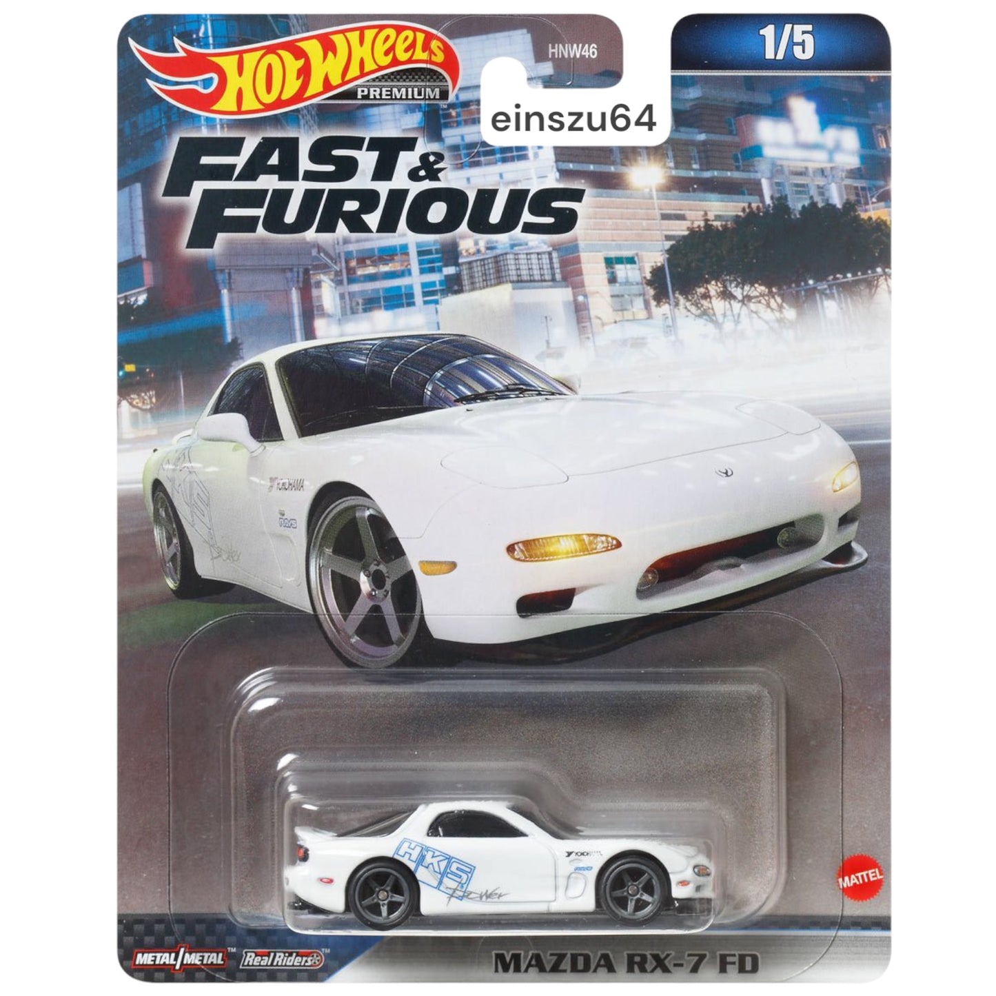 Hot Wheels 2023 - Fast & Furious - Mazda RX-7 FD - HKD22 - Premium - 1:64