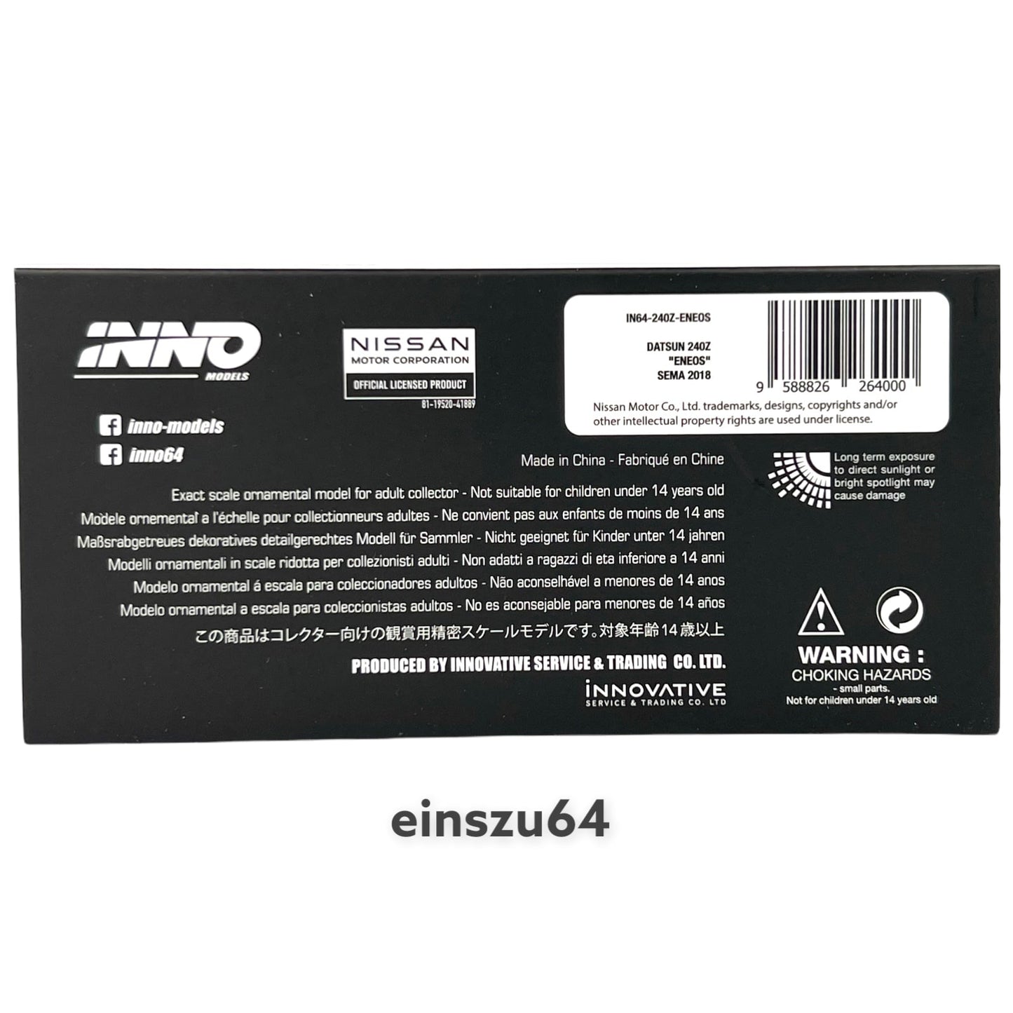 INNO64 - Datsun 240Z *Eneos* Sema Show 2018 - IN64-240Z-ENEOS - 1:64