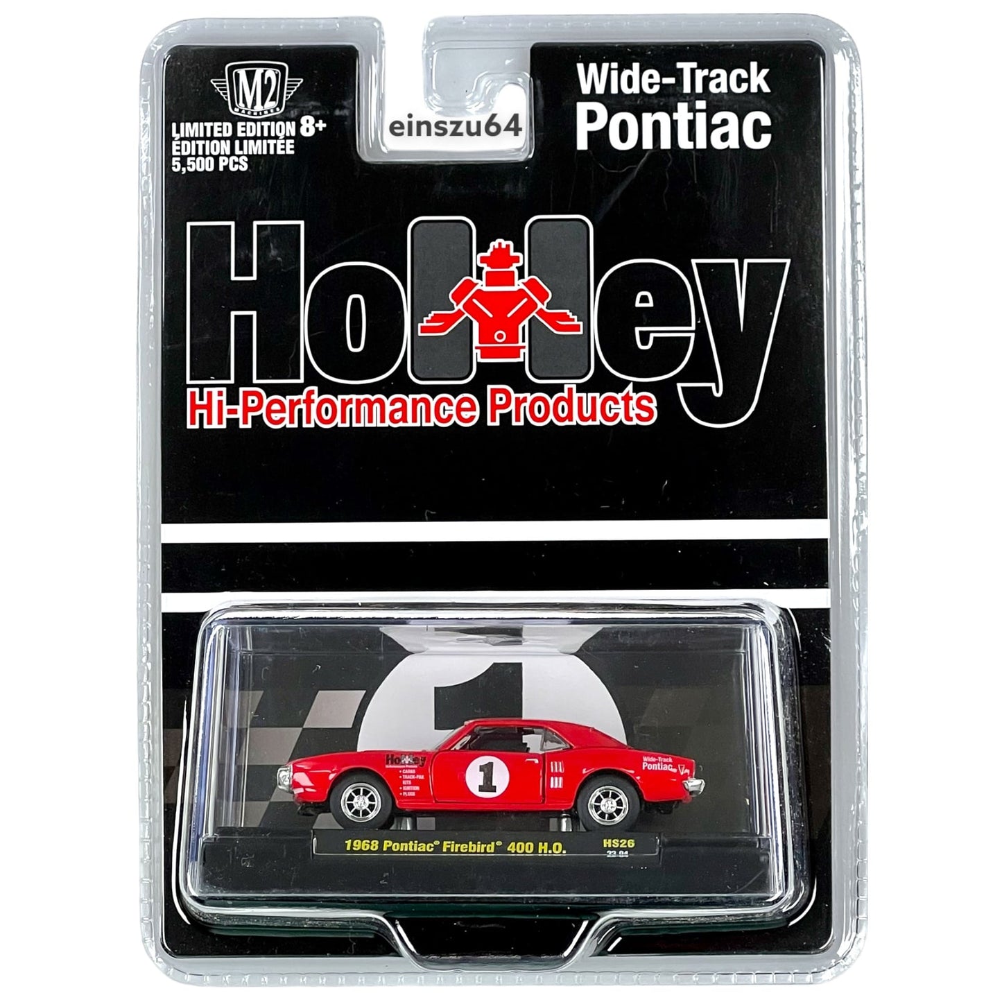 M2 Machines - 1968 Pontiac Firebird 400 H.O. - 1:64 - 31500-HS26