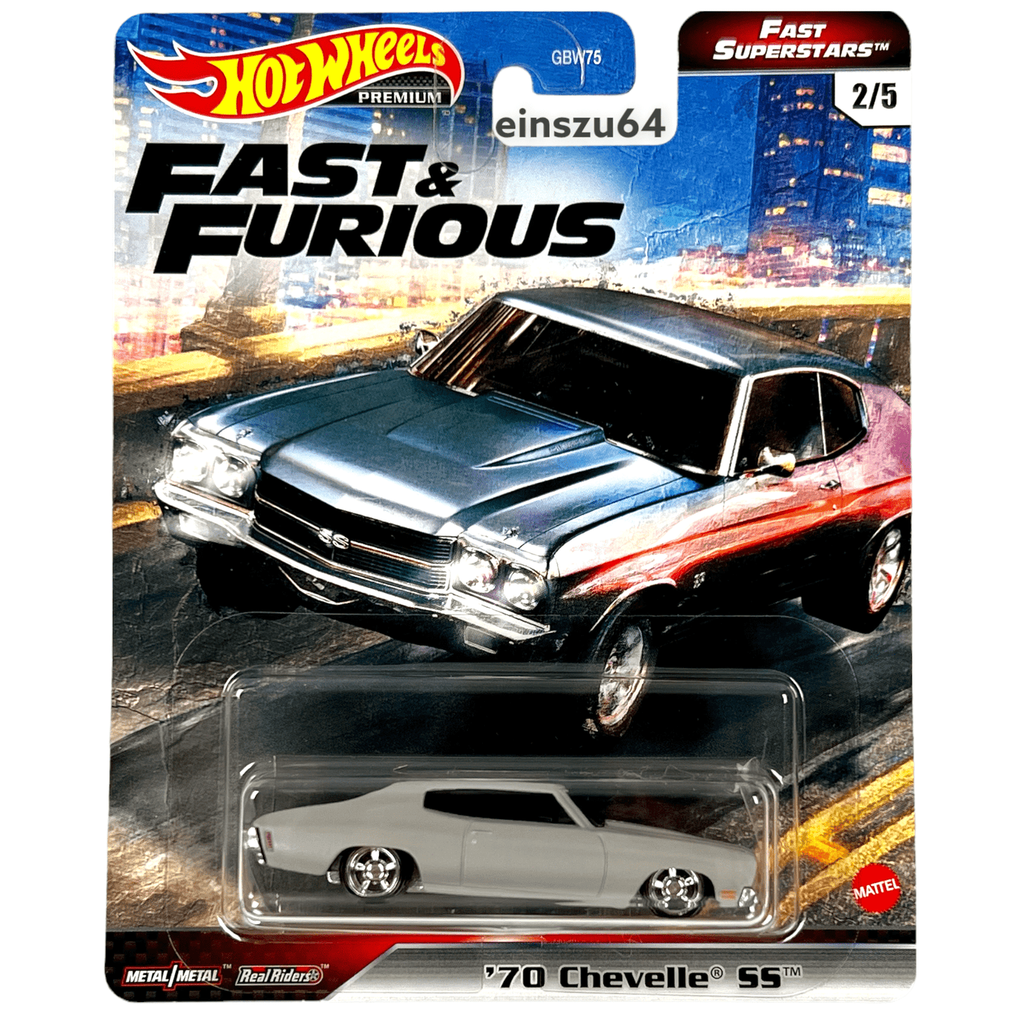 Hot Wheels 2021 - Fast & Furious - Fast Superstars - ´70 Chevelle SS - GRL81