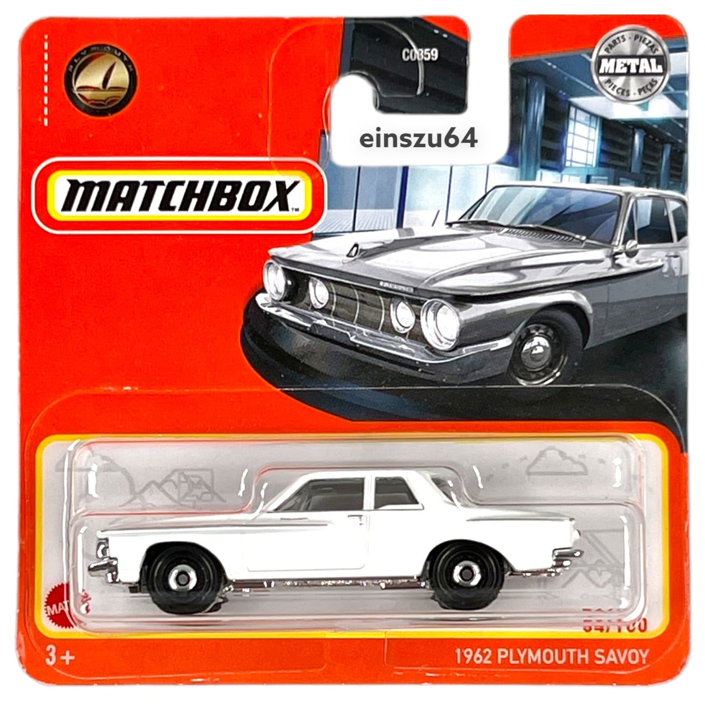 Matchbox 2022 - 1962 Plymouth Savoy - HFR58 - 54/100 - 1:64