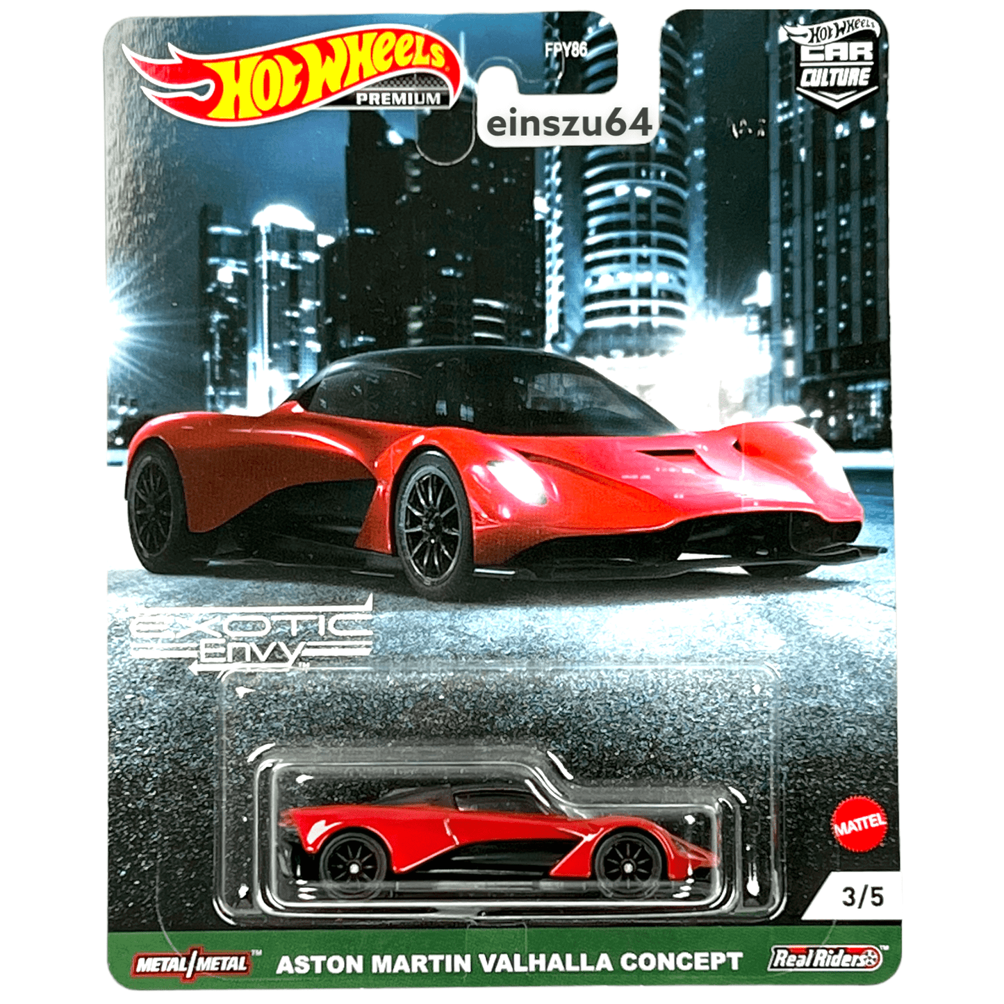 Hot Wheels 2021 - Exotic Envy - Aston Martin Valhalla Concept - GRJ75 - 1:64