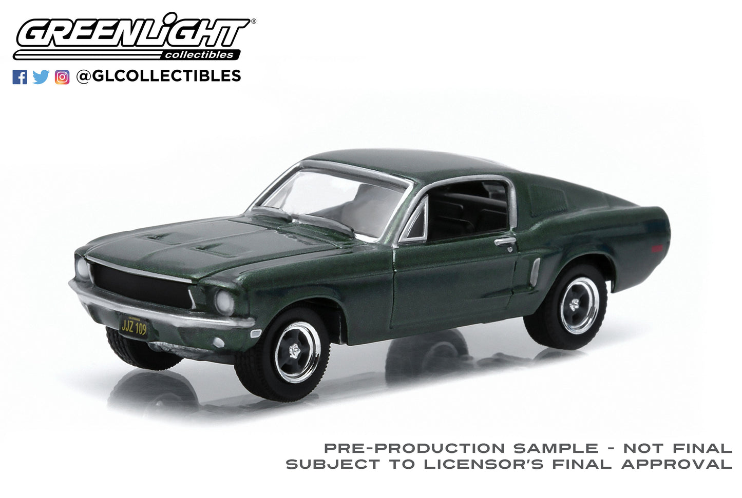 Greenlight - 1968 Ford Mustang GT - Bullitt - 44723 - 1:64 - Hobby Exclusive