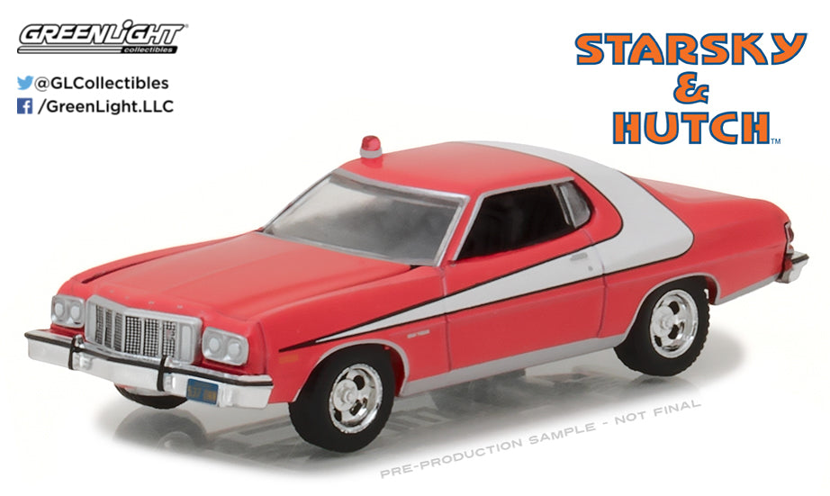Greenlight - 1976 Ford Gran Torino - Starsky & Hutch - 44780-A - 1:64 -Hollywood