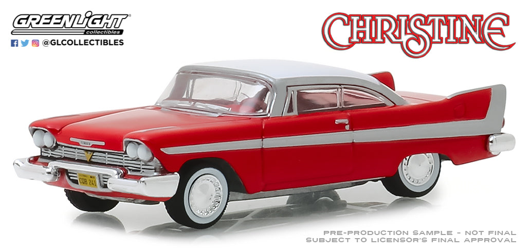 Greenlight - 1958 Plymouth Fury - "Christine" - 44830-C - 1:64 - Hollywood 23