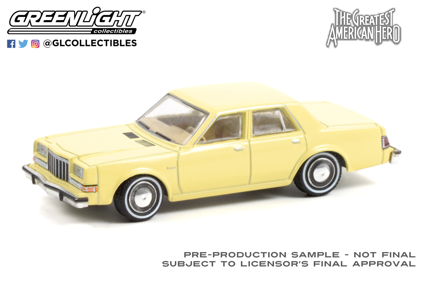 Greenlight - 1981 Dodge Diplomat - The Greatest American Hero - 44920-A - 1:64