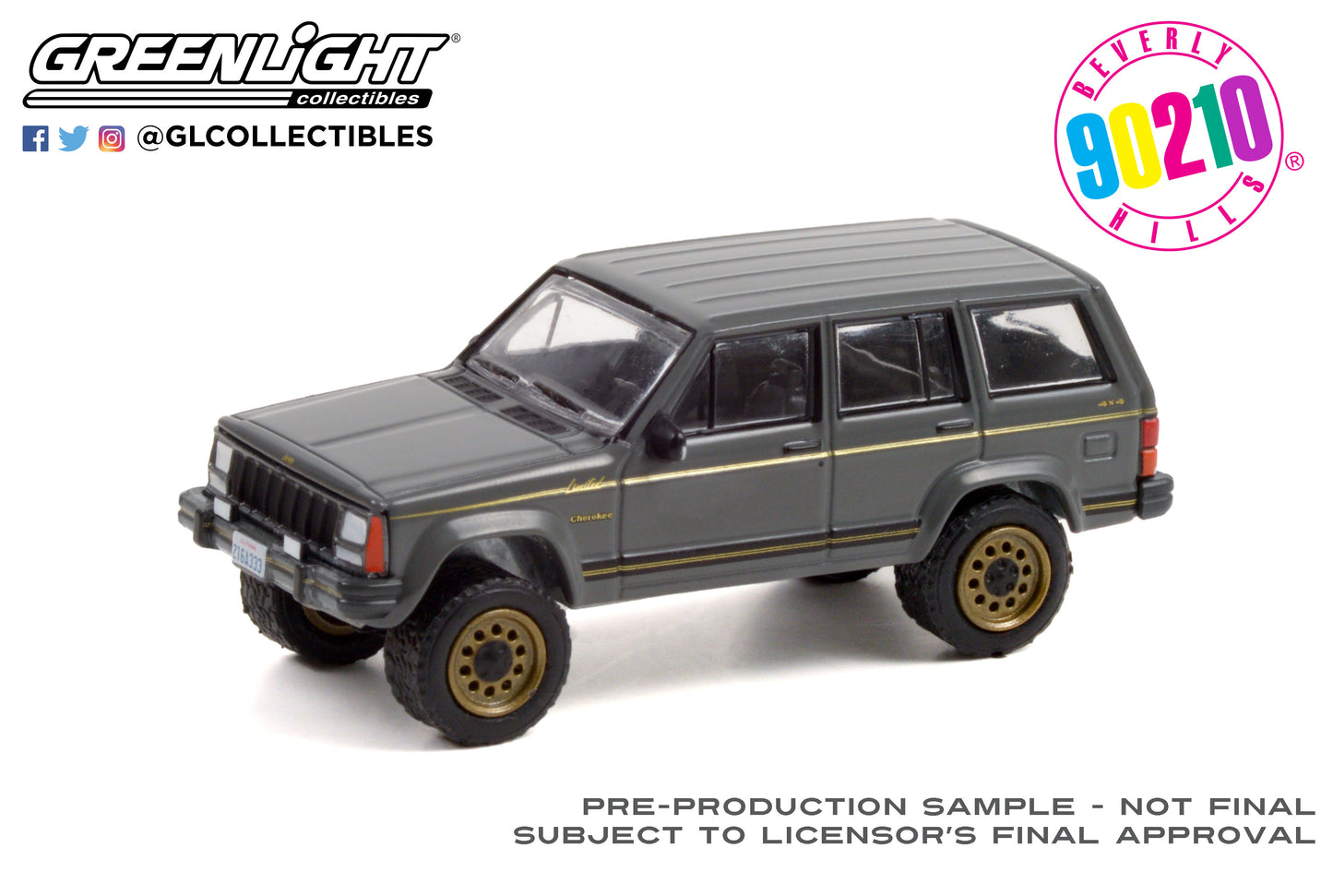 Greenlight - 1988 Jeep Cherokee - Beverly Hills 90210 - 44930-A - 1:64 - Hollywood