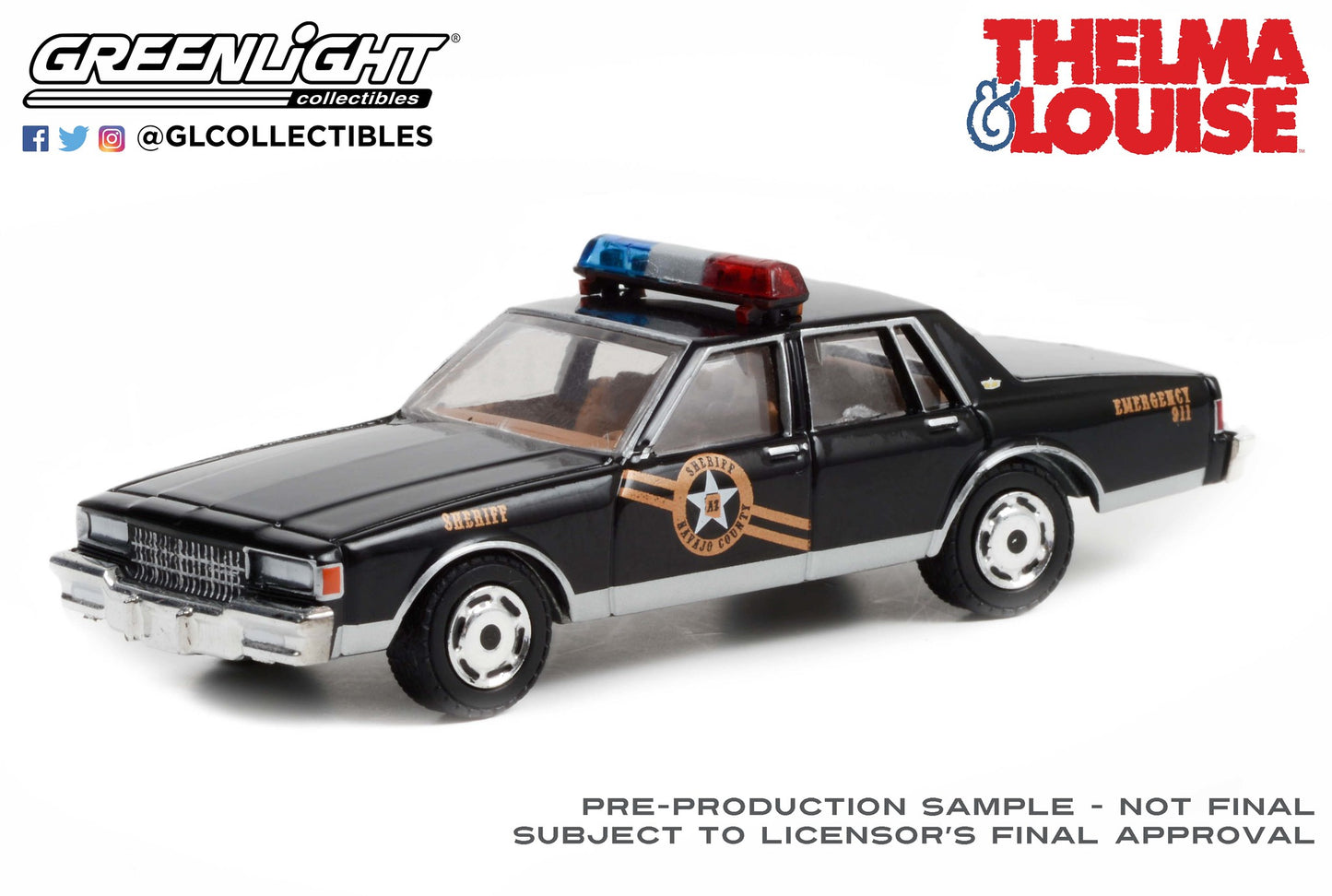 Greenlight - 1981 Chevrolet Caprice Sheriff - Thelma & Louise - 44945-B - 1:64