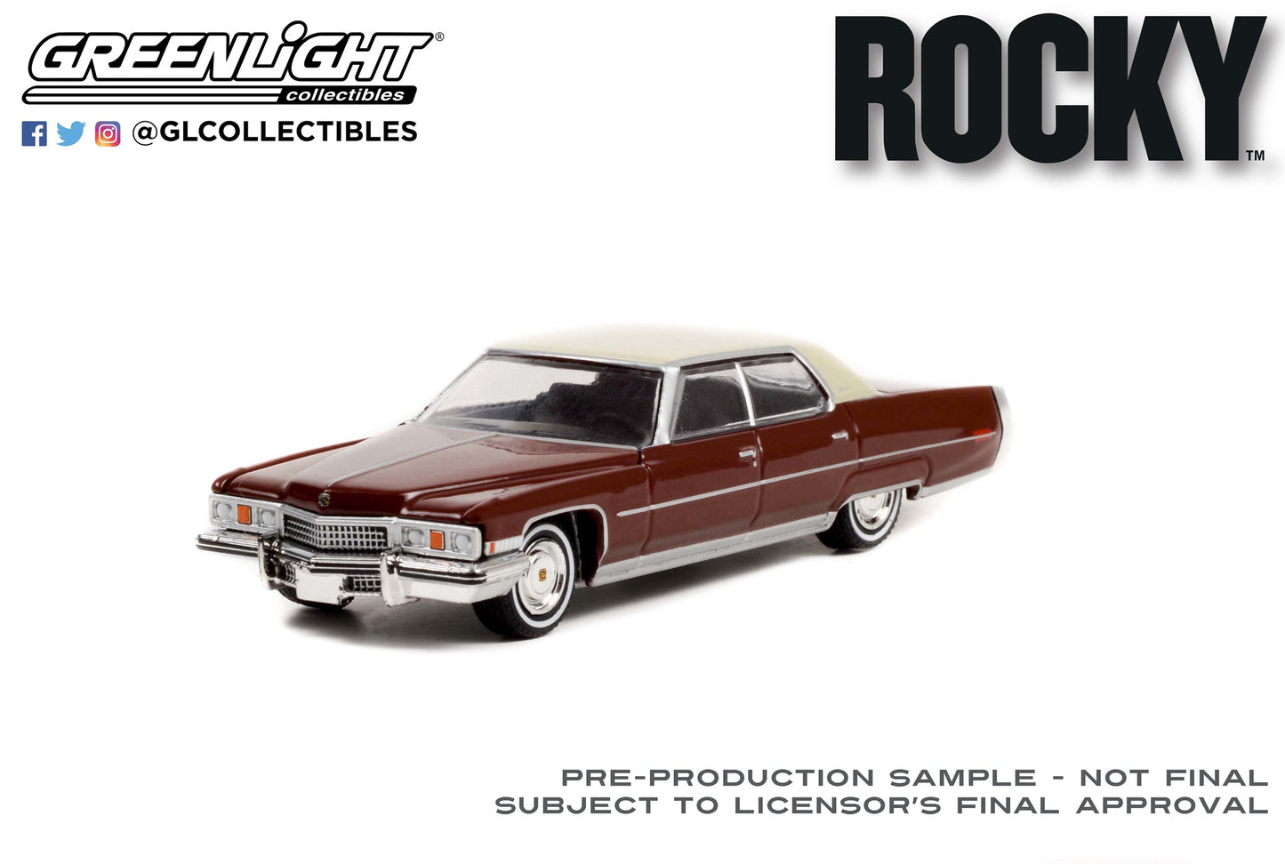 Greenlight - 1973 Cadillac DeVille Sedan - Rocky - 44950-A - 1:64 - Hollywood 35
